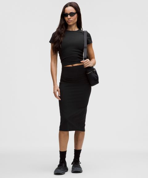 Женская юбка-миди Lululemon Nulu Slim-Fit High-Rise