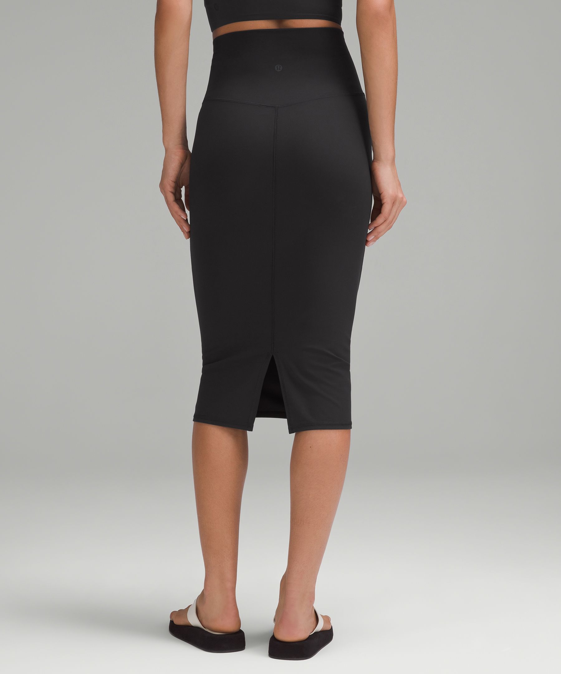 Lululemon Inner Essence Skirt - Black / Black / Slate - lulu fanatics