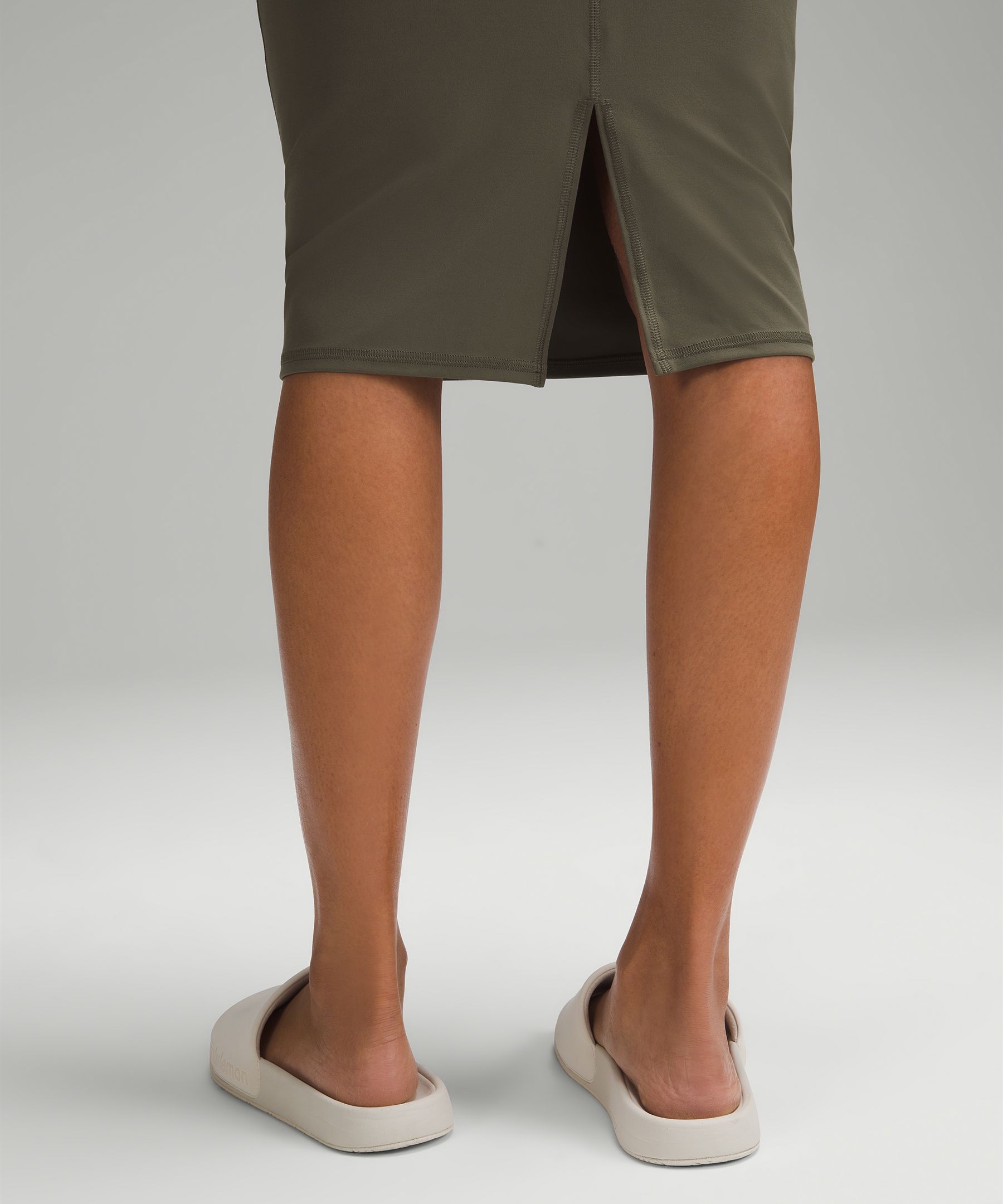 Shop Lululemon Nulu Slim-fit High-rise Skirt