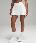 V-Waist Mid-Rise Tennis Skirt
