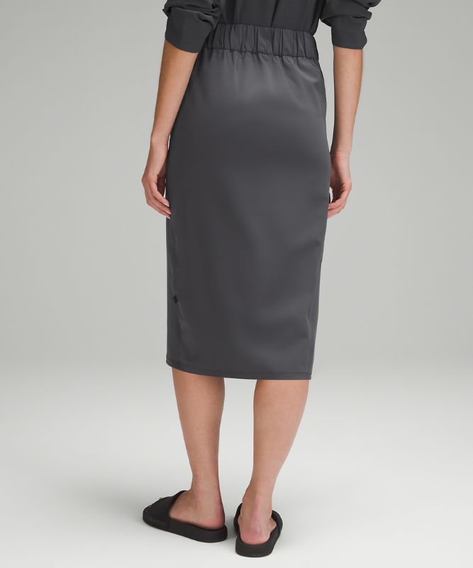 Travel Woven™ High-Rise Straight-Fit Skirt