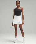 Asymmetrical Layered High-Rise Tennis Skirt