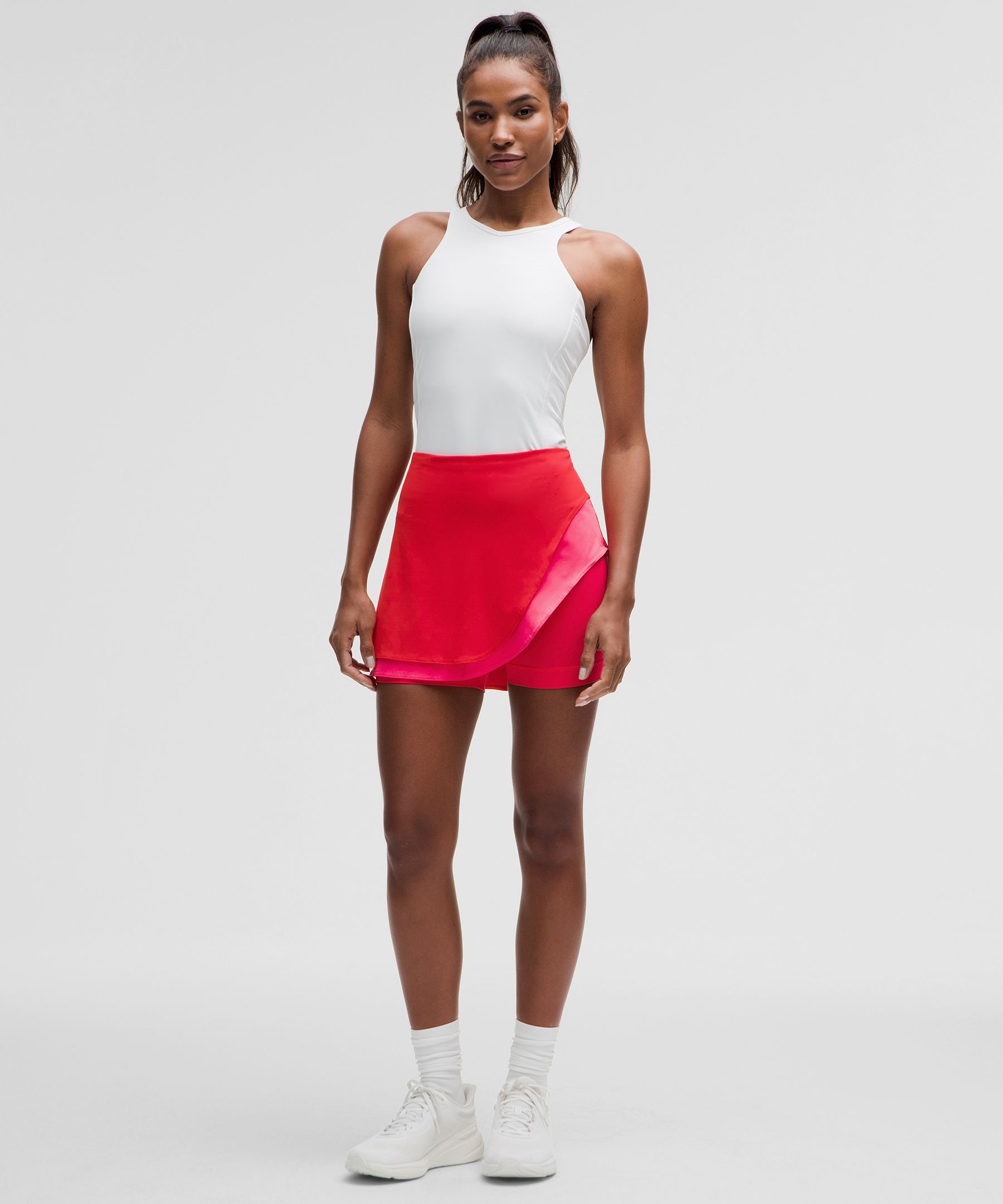 Lululemon Asymmetrical Layered High-rise Tennis Skirt