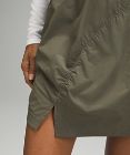 High-Rise Ruched Mini Skirt