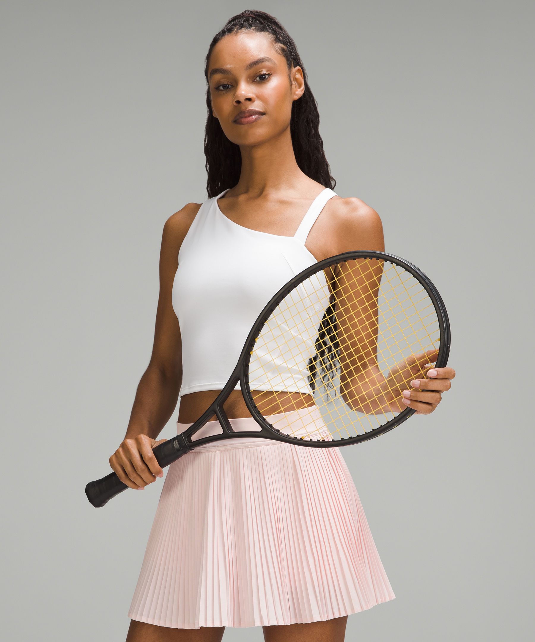 Varsity High-Rise Pleated Tennis Skirt, Women's Skirts