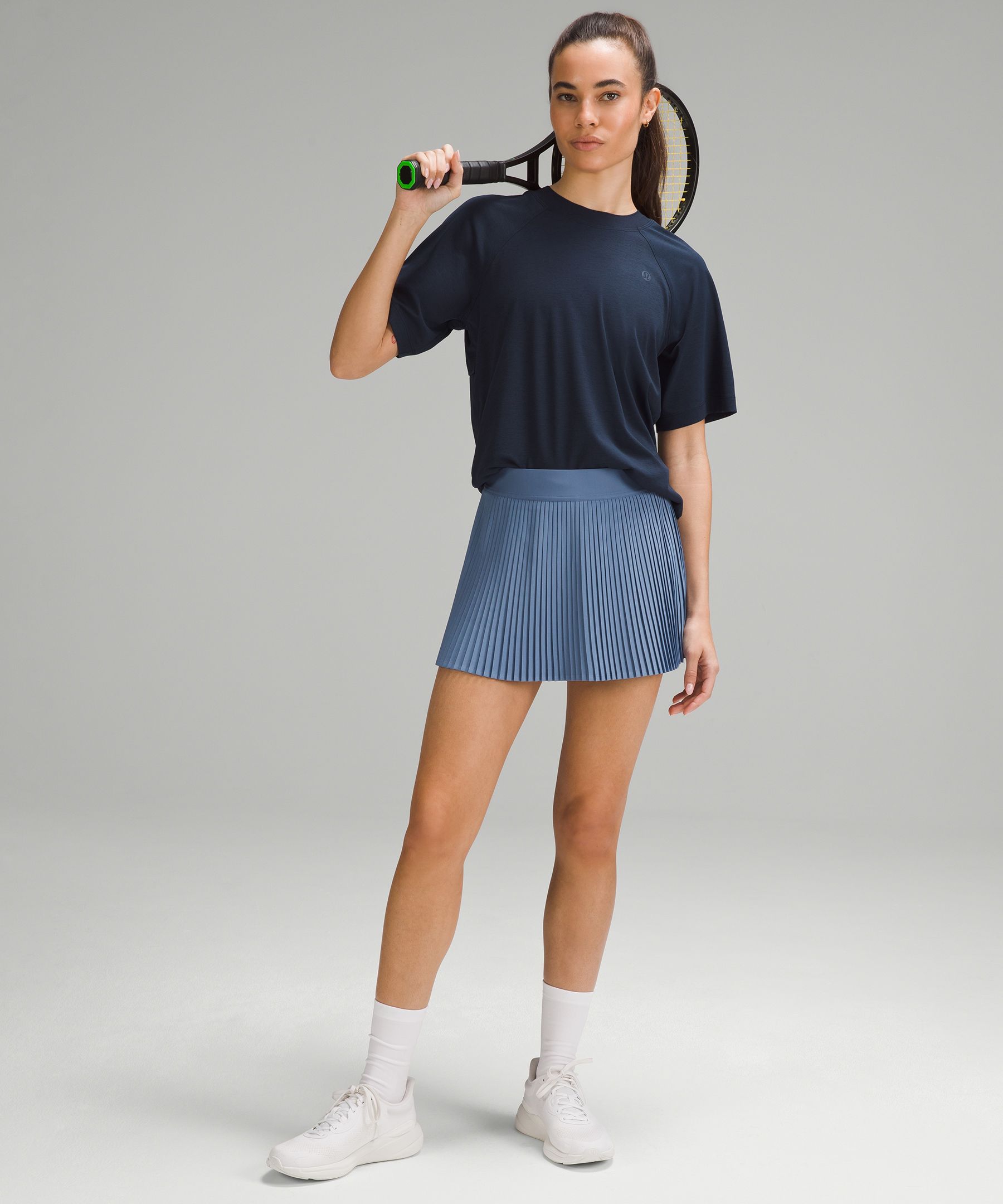 Shop Lululemon Varsity High-rise Pleated Tennis Skirt