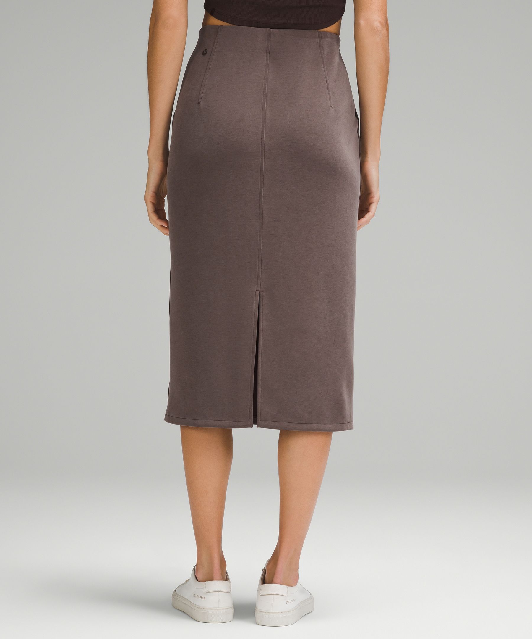 Shop Lululemon Softstreme High-rise Midi Skirt