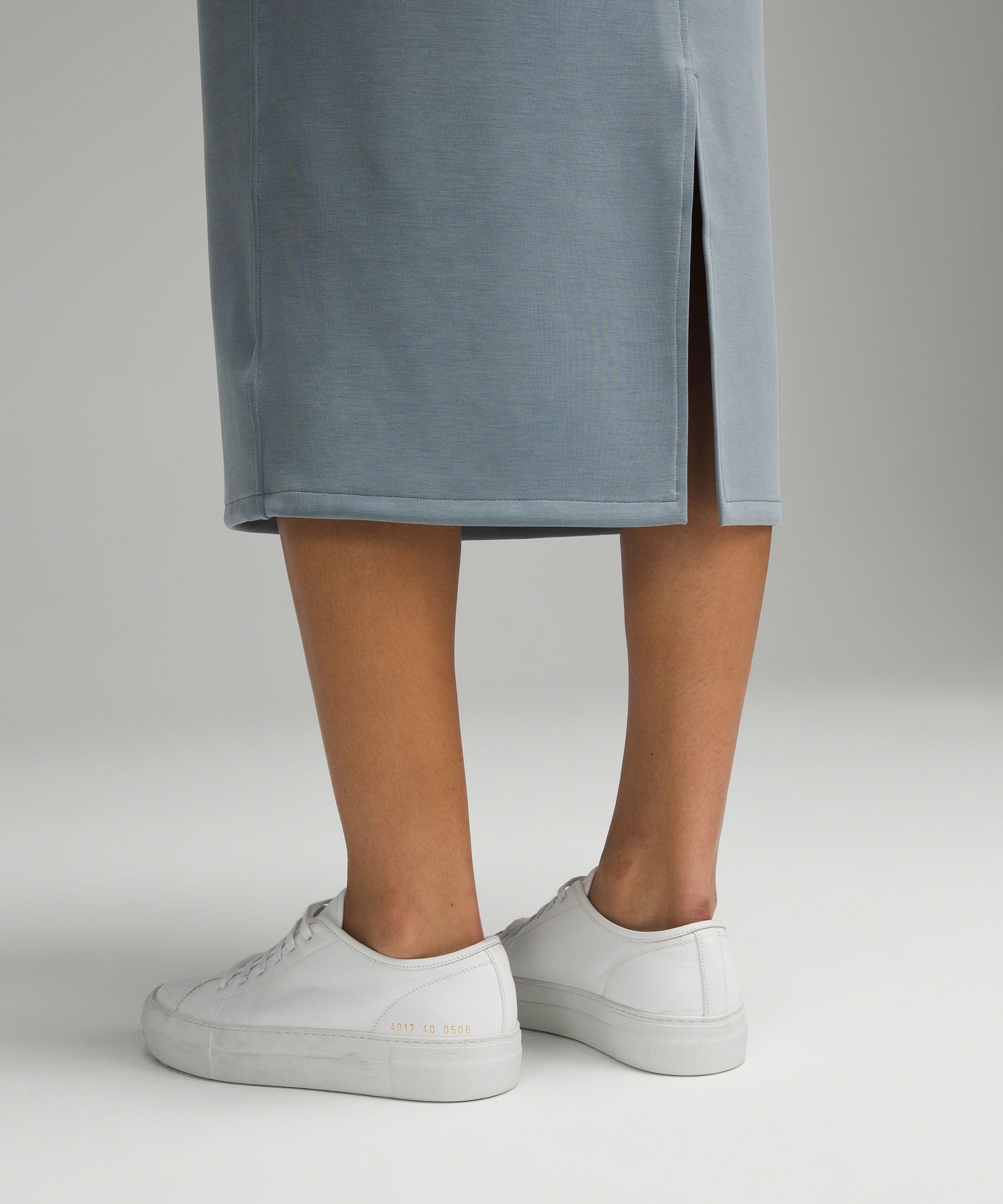 Shop Lululemon Softstreme High-rise Midi Skirt