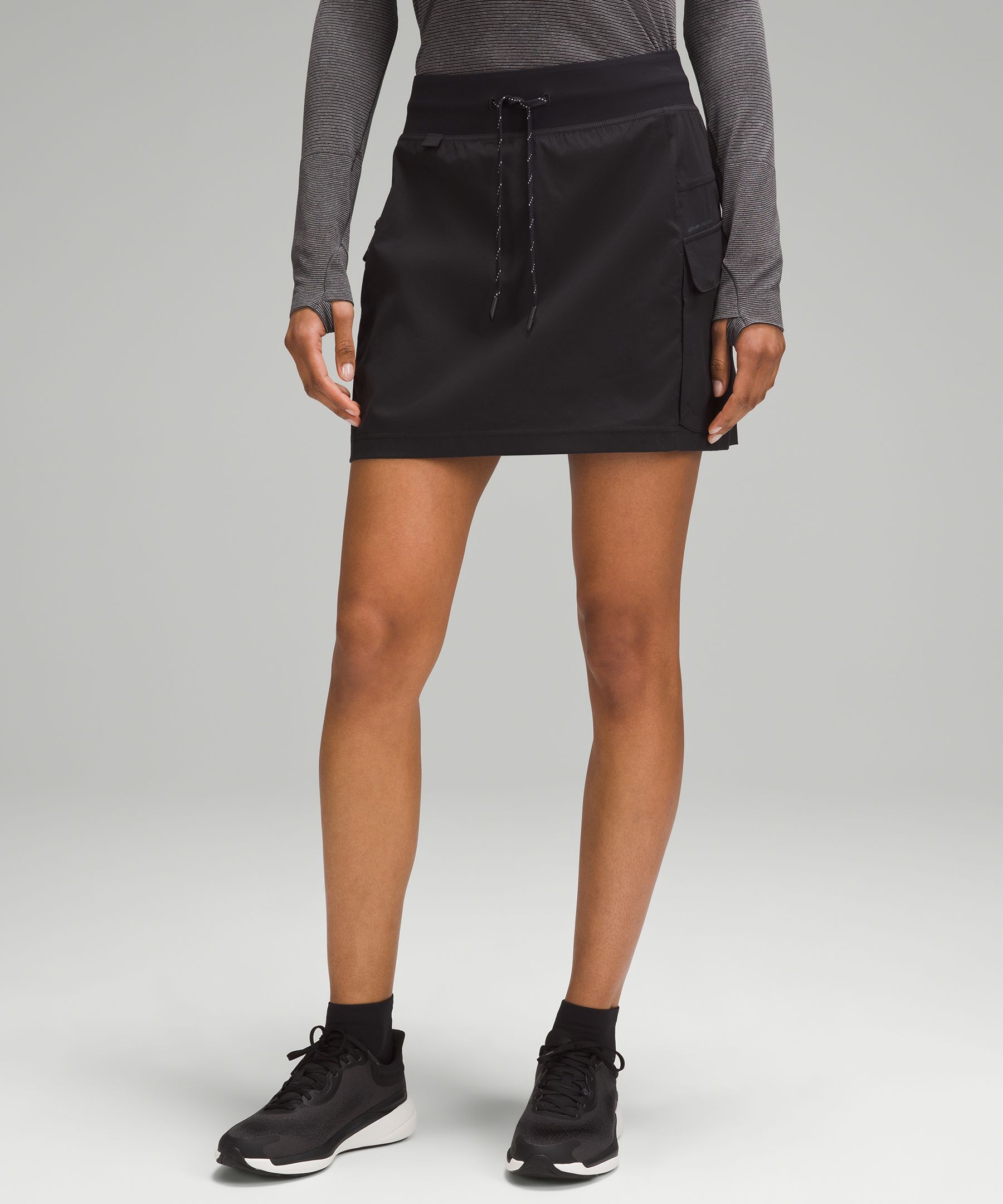 Lululemon Cargo High-rise Hiking Skirt In Black