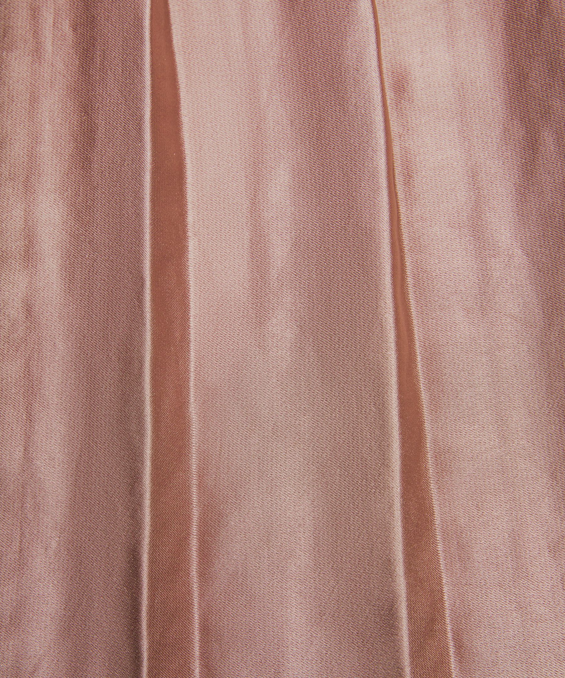 Thumbnail of Satin Pleated Midi Skirt