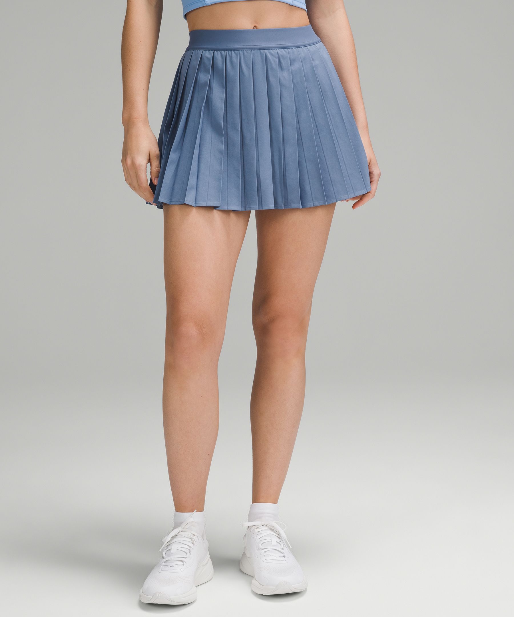 Lululemon High-rise Pleated Tennis Skirt In Blue