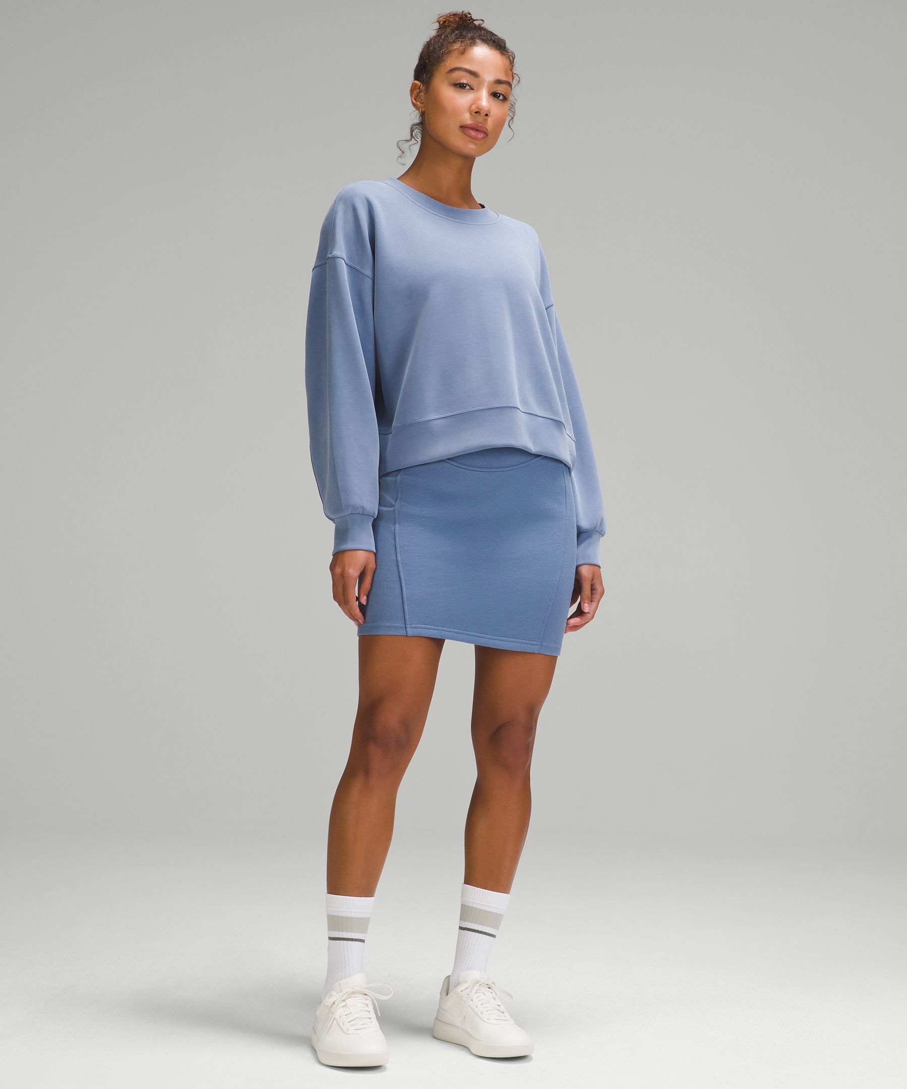 Shop Lululemon Scuba High-rise Mini Skirt