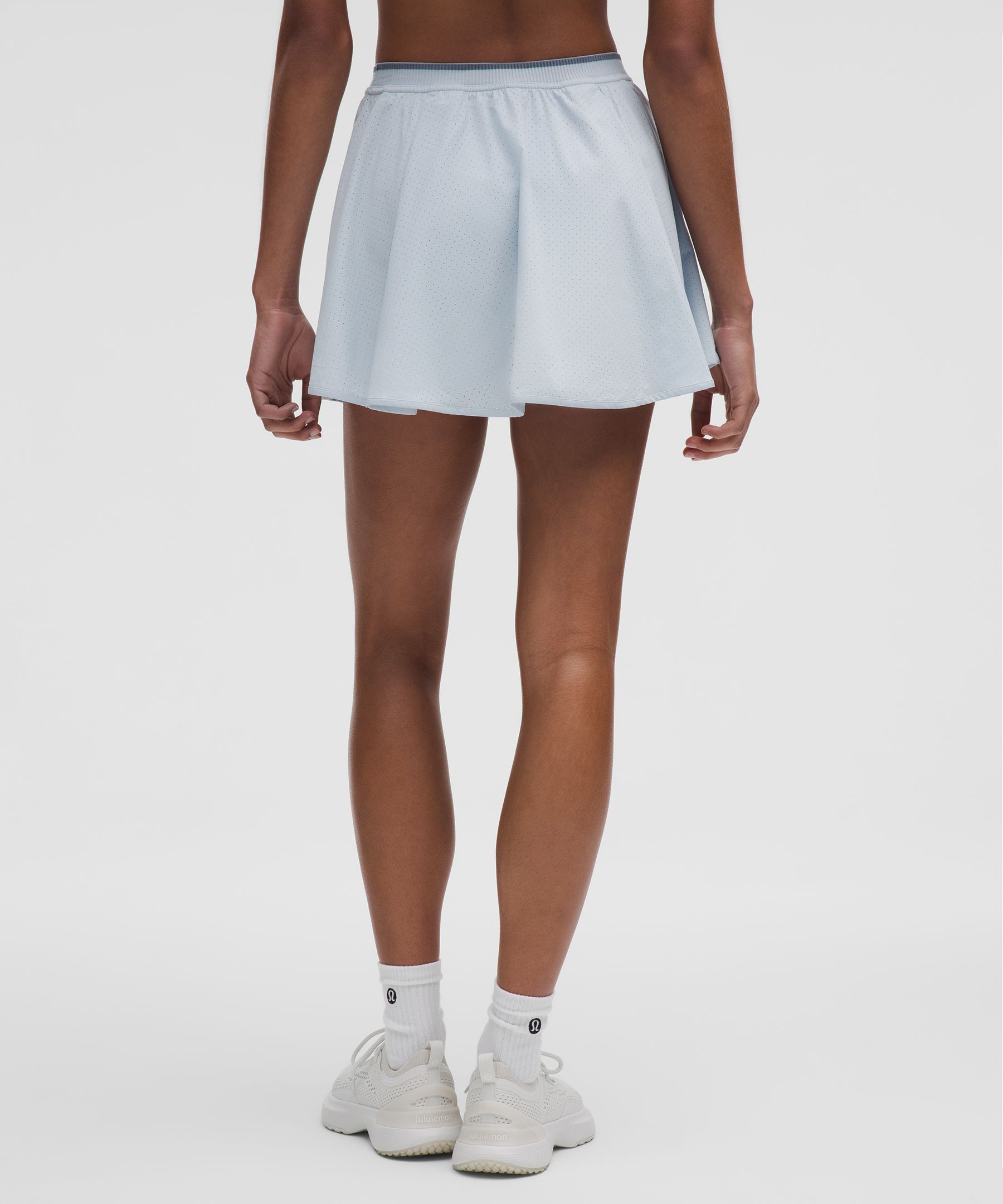 Perforated Narrow Waistband Tennis Skirt | Women's Skirts