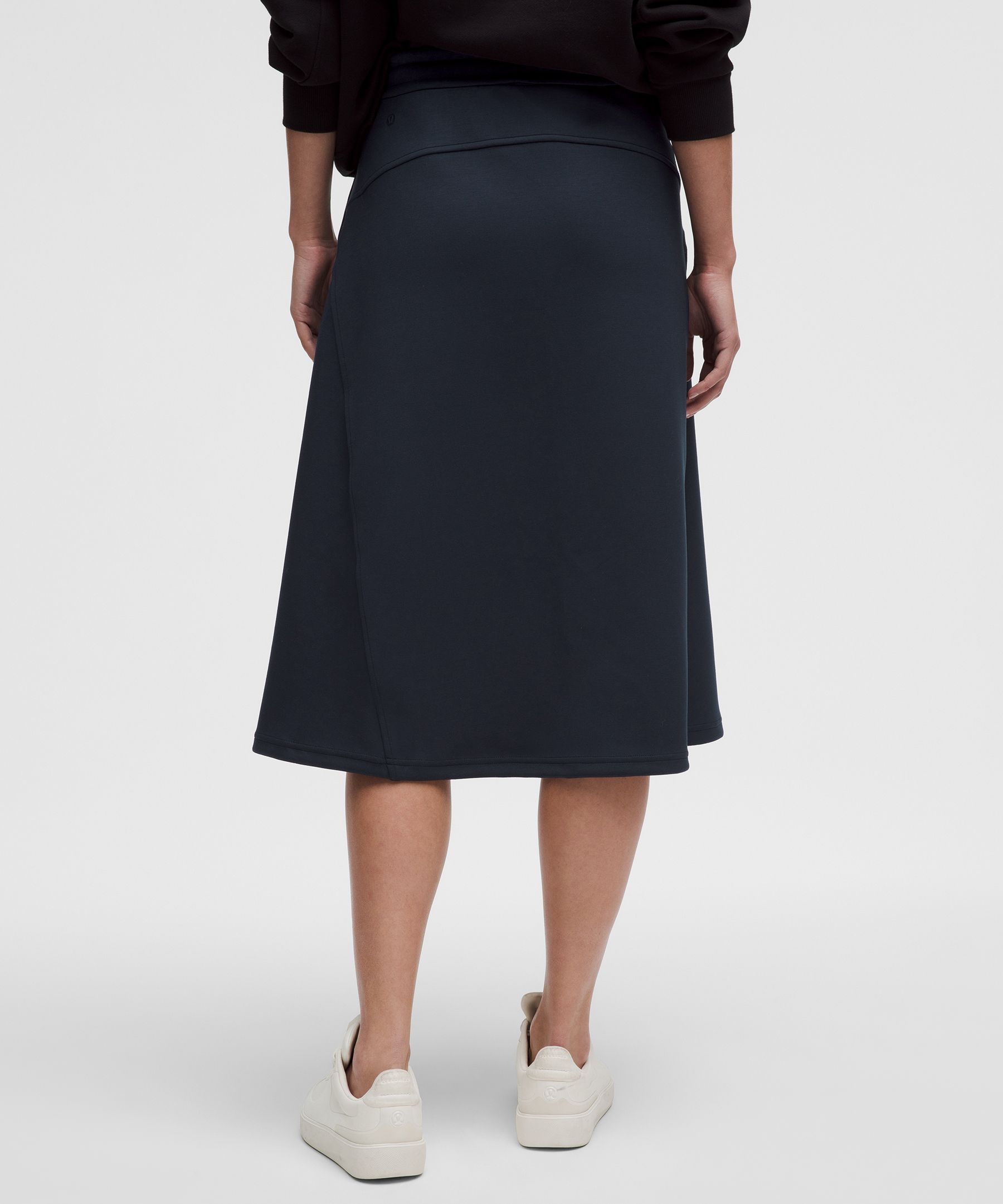 Lululemon Modal-blend High-rise A-line Midi Skirt
