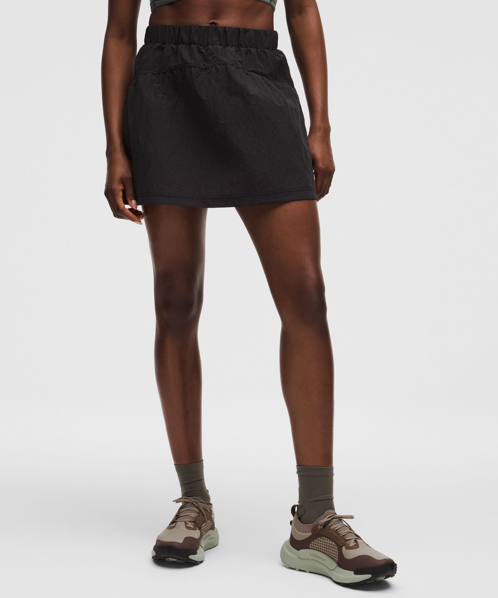 Lululemon Crinkle Nylon High-Rise Mini Skirt — фото 2