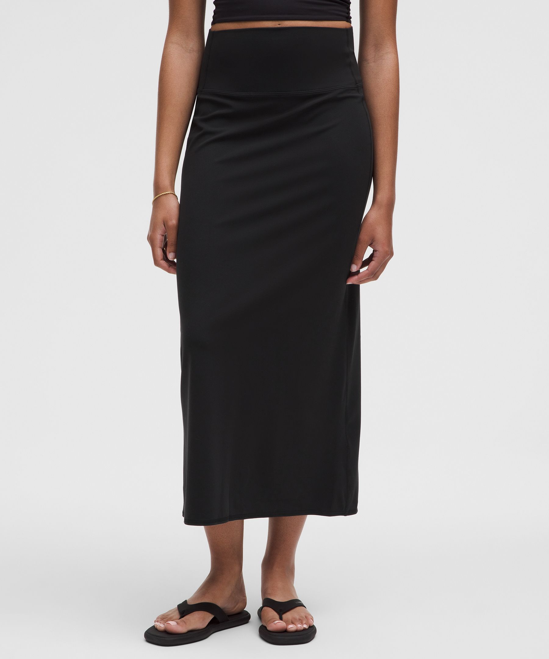 Nulu Slim-Fit High-Rise Maxi Skirt