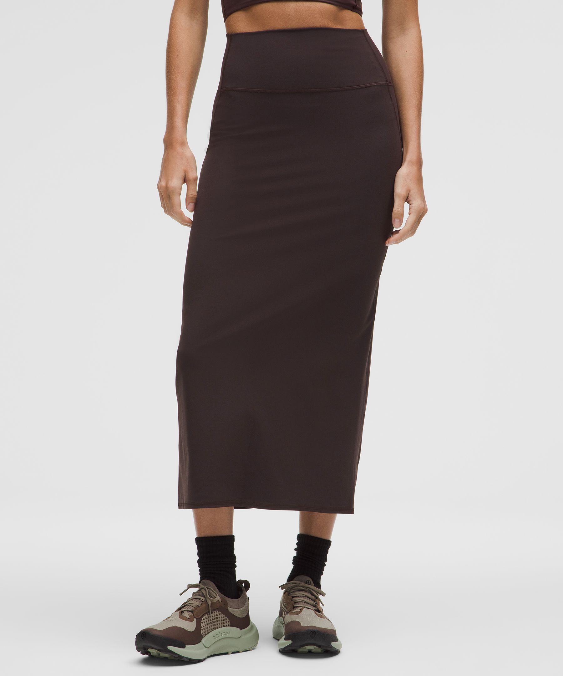 Lululemon Nulu Slim-fit High-rise Maxi Skirt