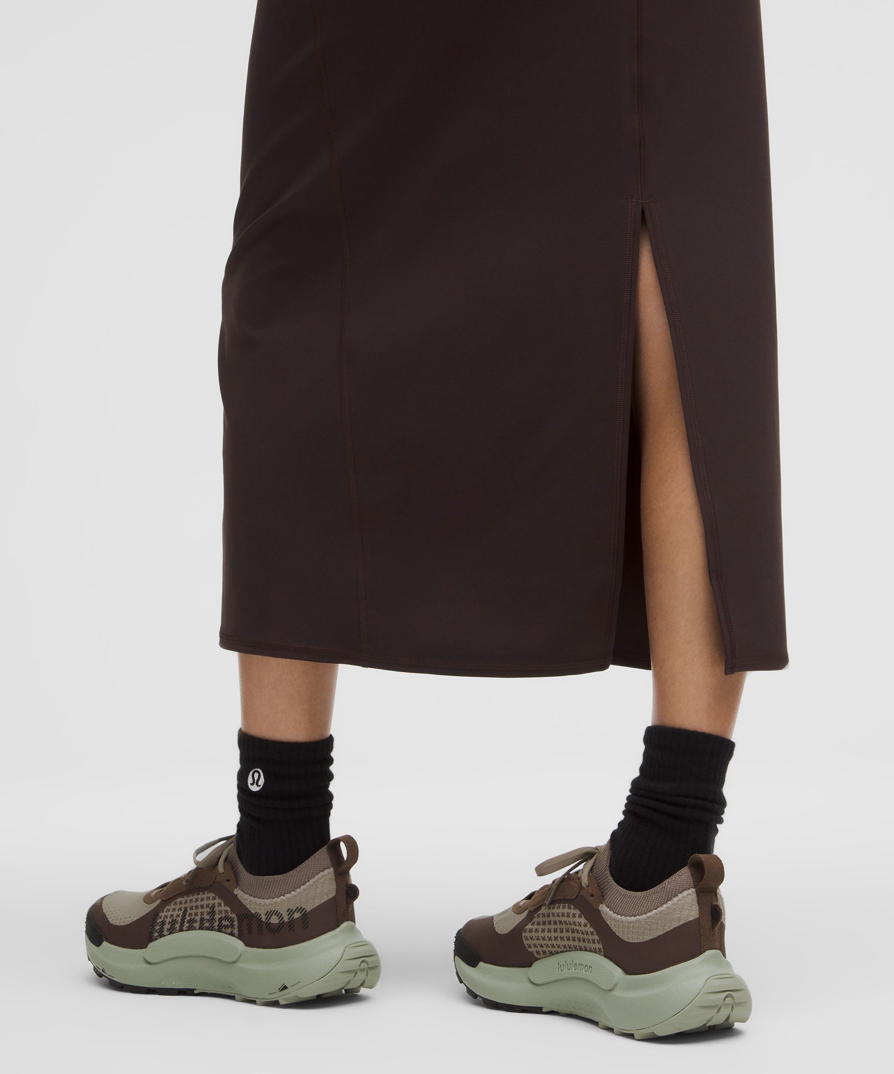 Lululemon Nulu Slim-fit High-rise Maxi Skirt