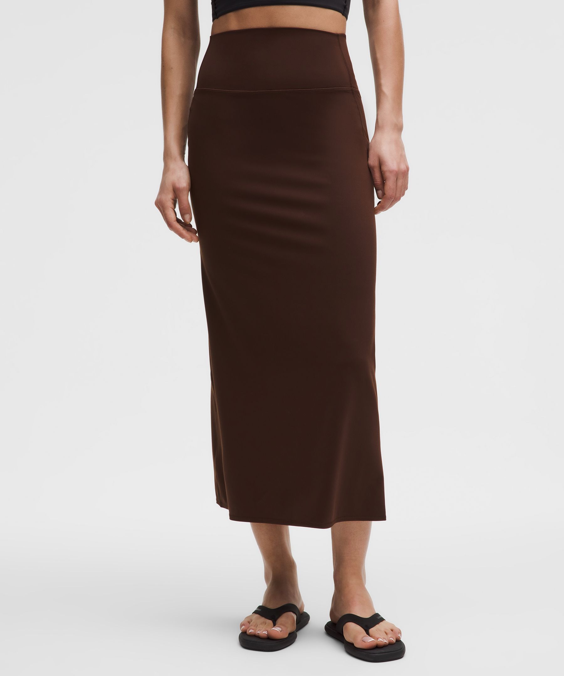 Nulu Slim-Fit High-Rise Maxi Skirt