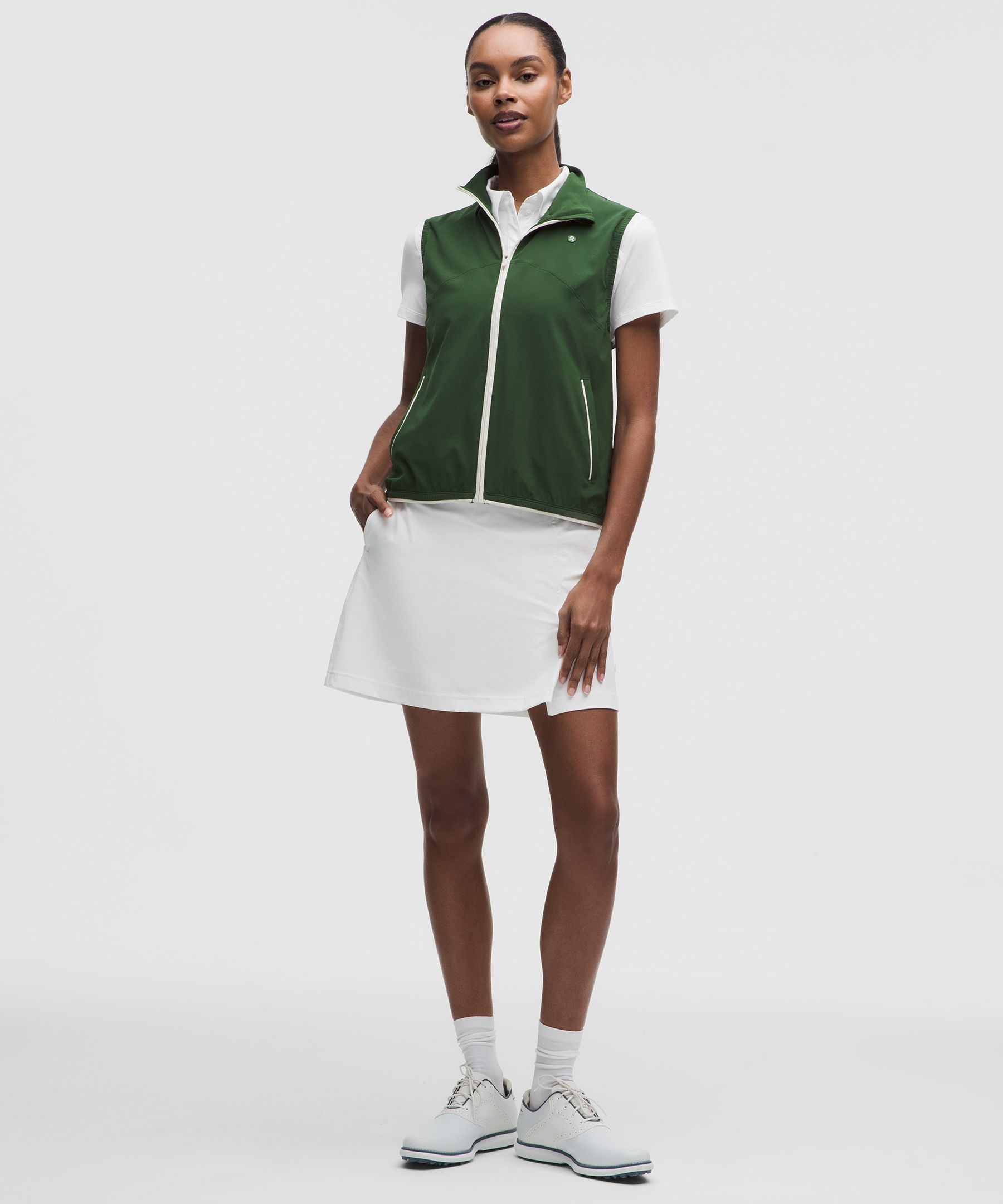 Stretch Twill Front Pleat Golf Skirt *Embroidered Logo | lululemon