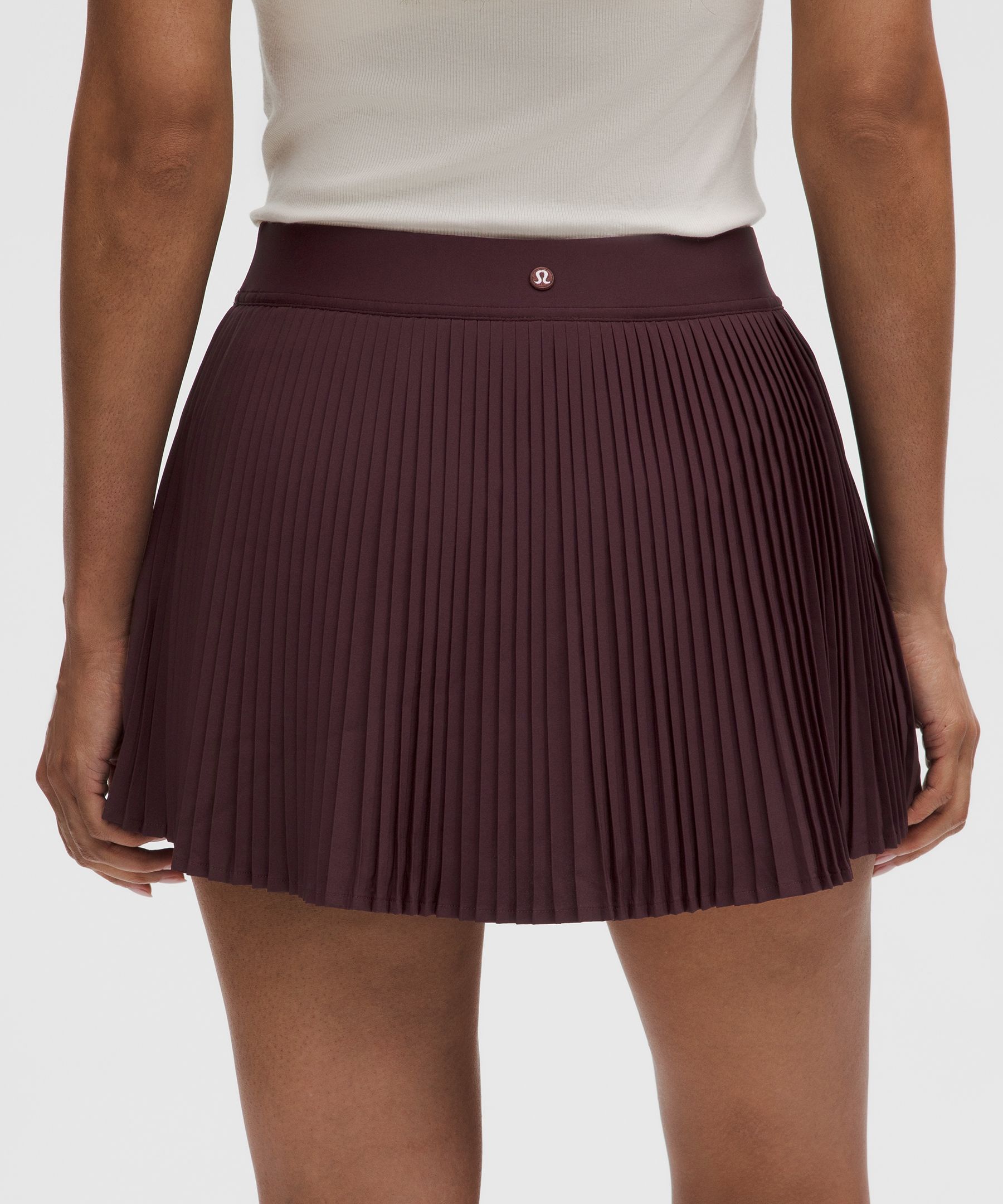 Varsity High-Rise Pleated Tennis Skirt