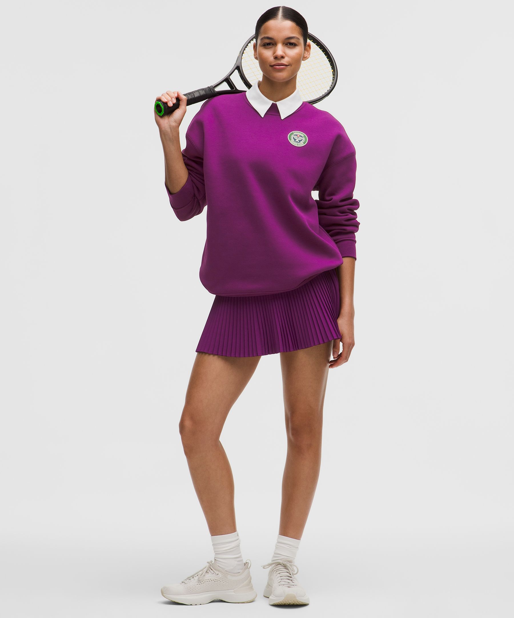 Varsity High-Rise Pleated Tennis Skirt