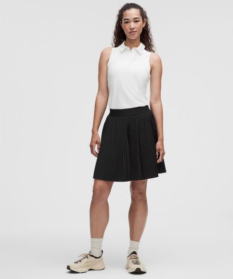 Женская теннисная юбка Lululemon Pleated с высокой посадкой
