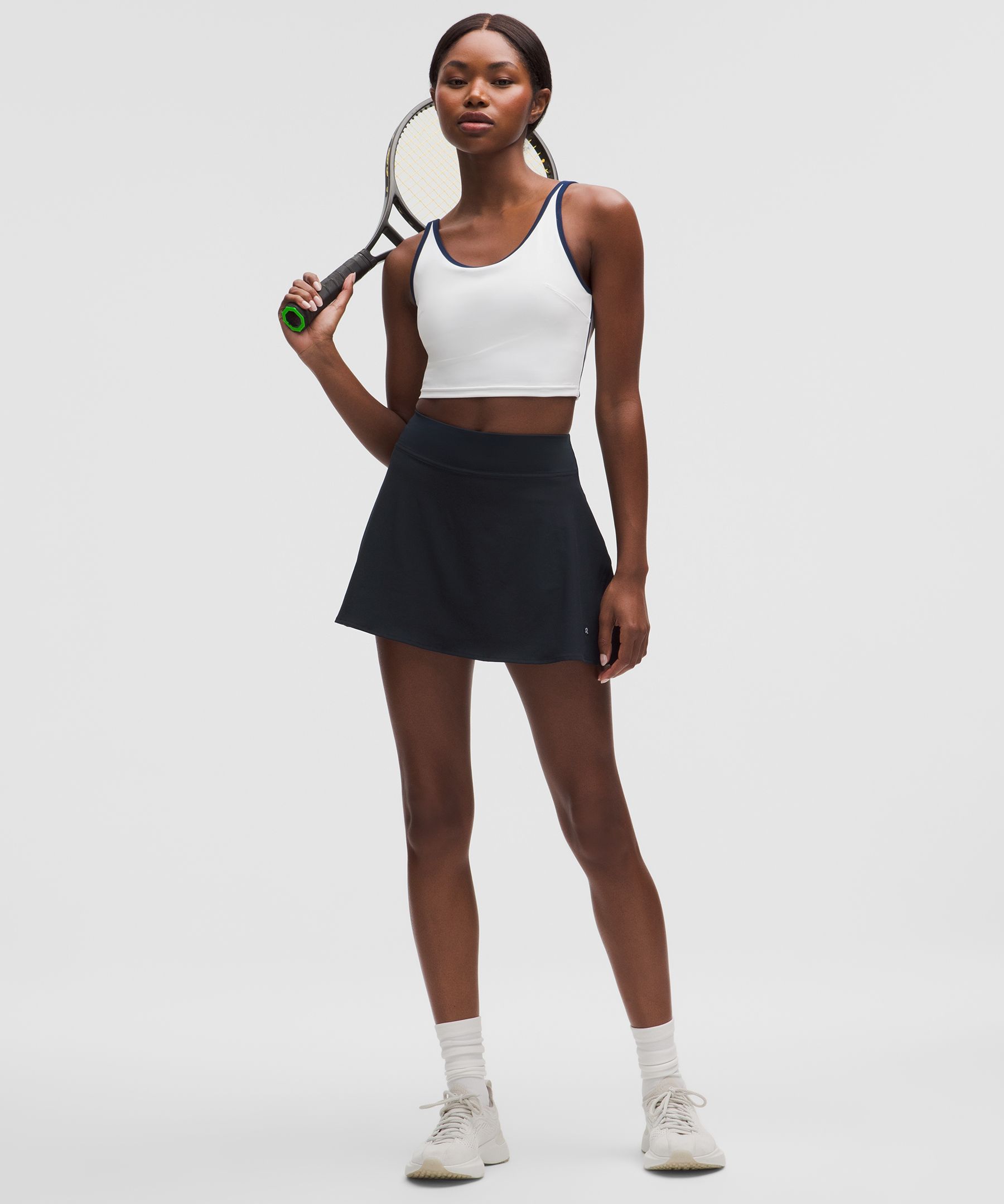 Lightweight High-Rise Tennis Skirt *Stitched Logo | Women's Skirts