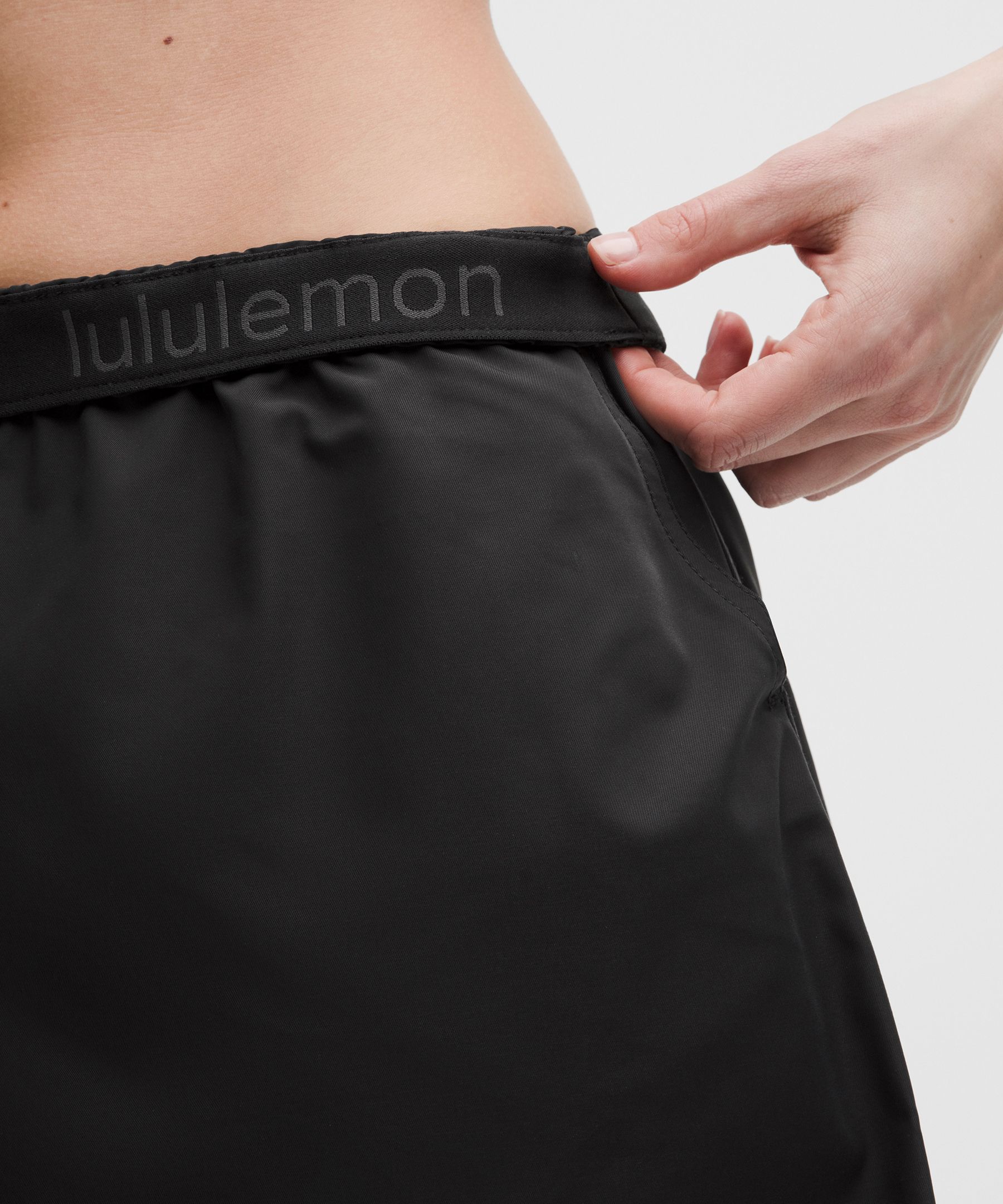 Twill Mid-Rise Mini Skirt