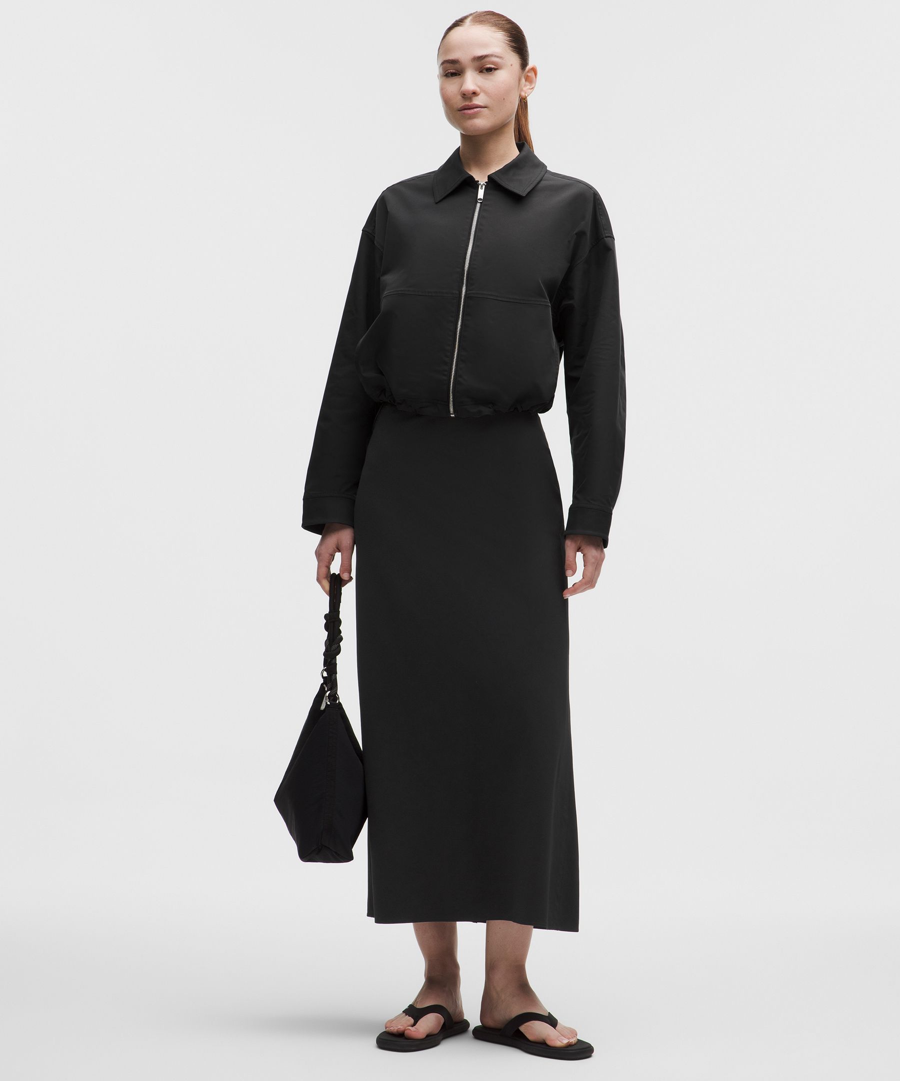 ルルレモン　プリーツスカート　ブラック Aライン サイドプリーツテニススカート *ロング | スカート | Lululemon JP