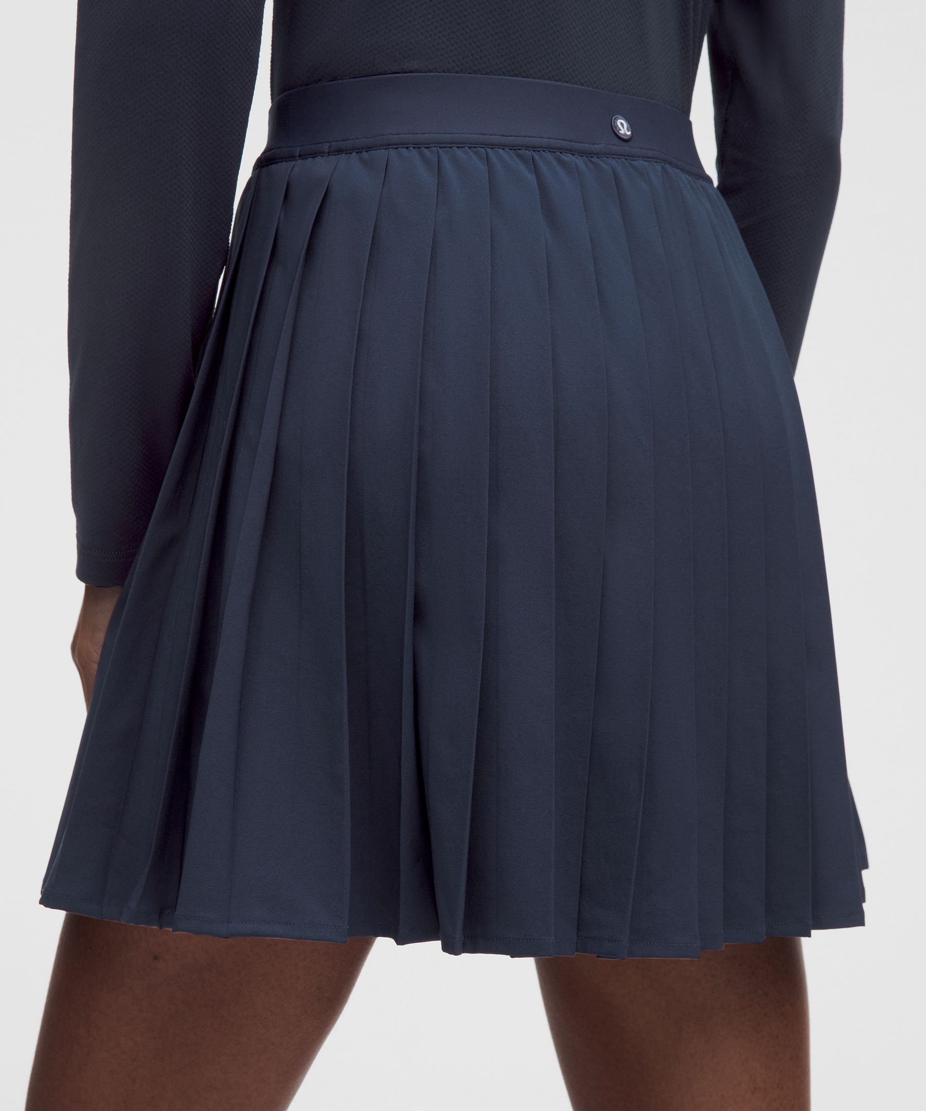 Jupe de tennis pliss&eacute;e taille haute *Longue
