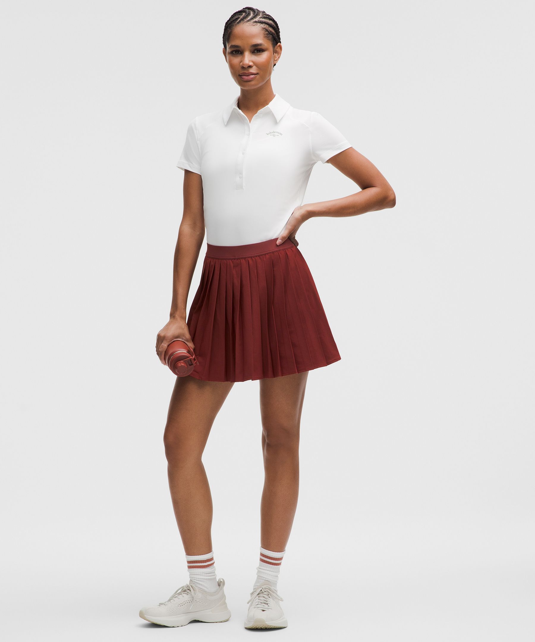 High-Rise Pleated Tennis Skirt 