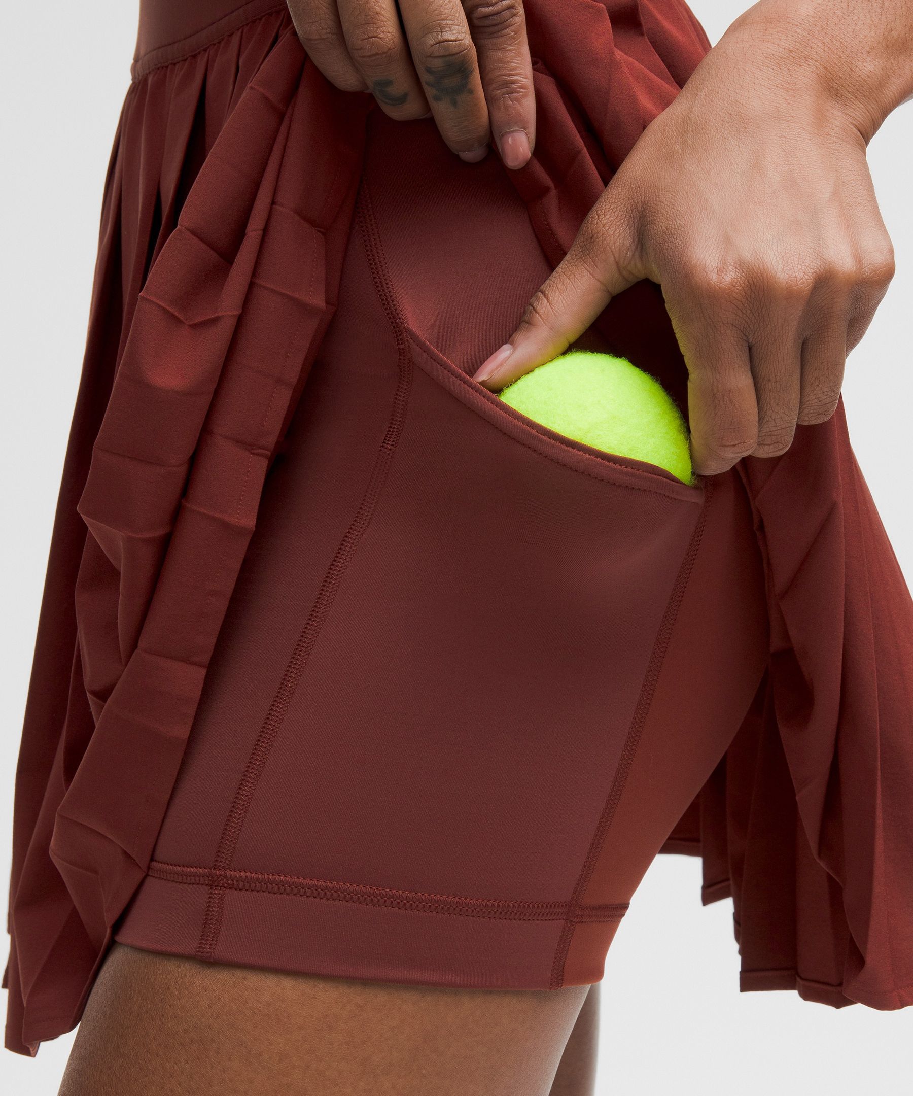 High-Rise Pleated Tennis Skirt *Long | Women's Skirts