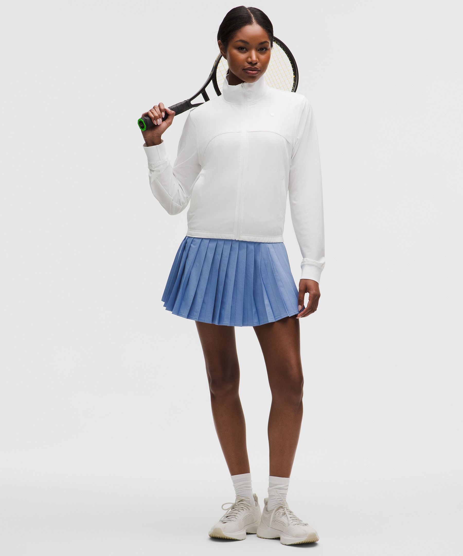 High-Rise Pleated Tennis Skirt 