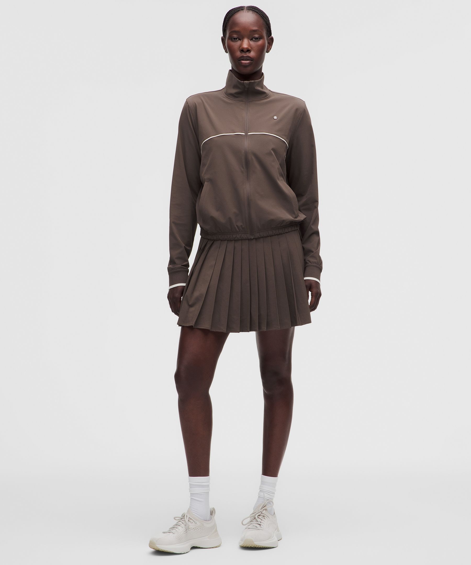 High-Rise Pleated Tennis Skirt