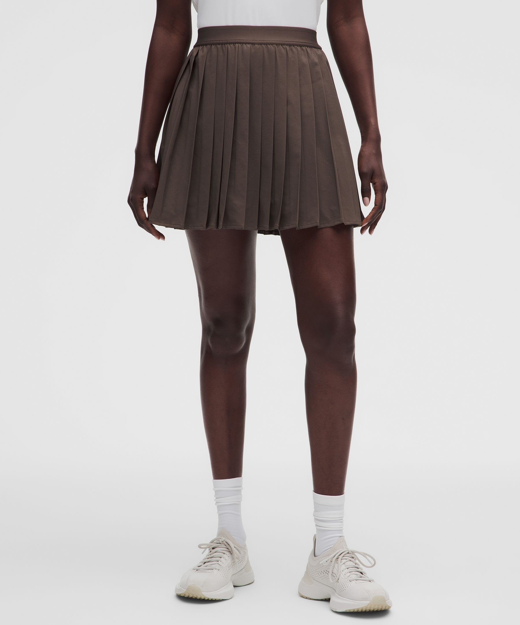High-Rise Pleated Tennis Skirt