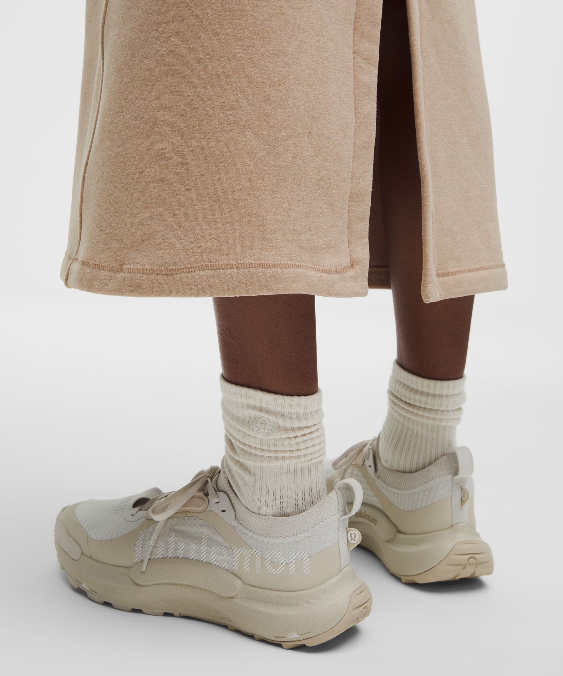 Lululemon Loungeful High-rise Midi Skirt In Nude