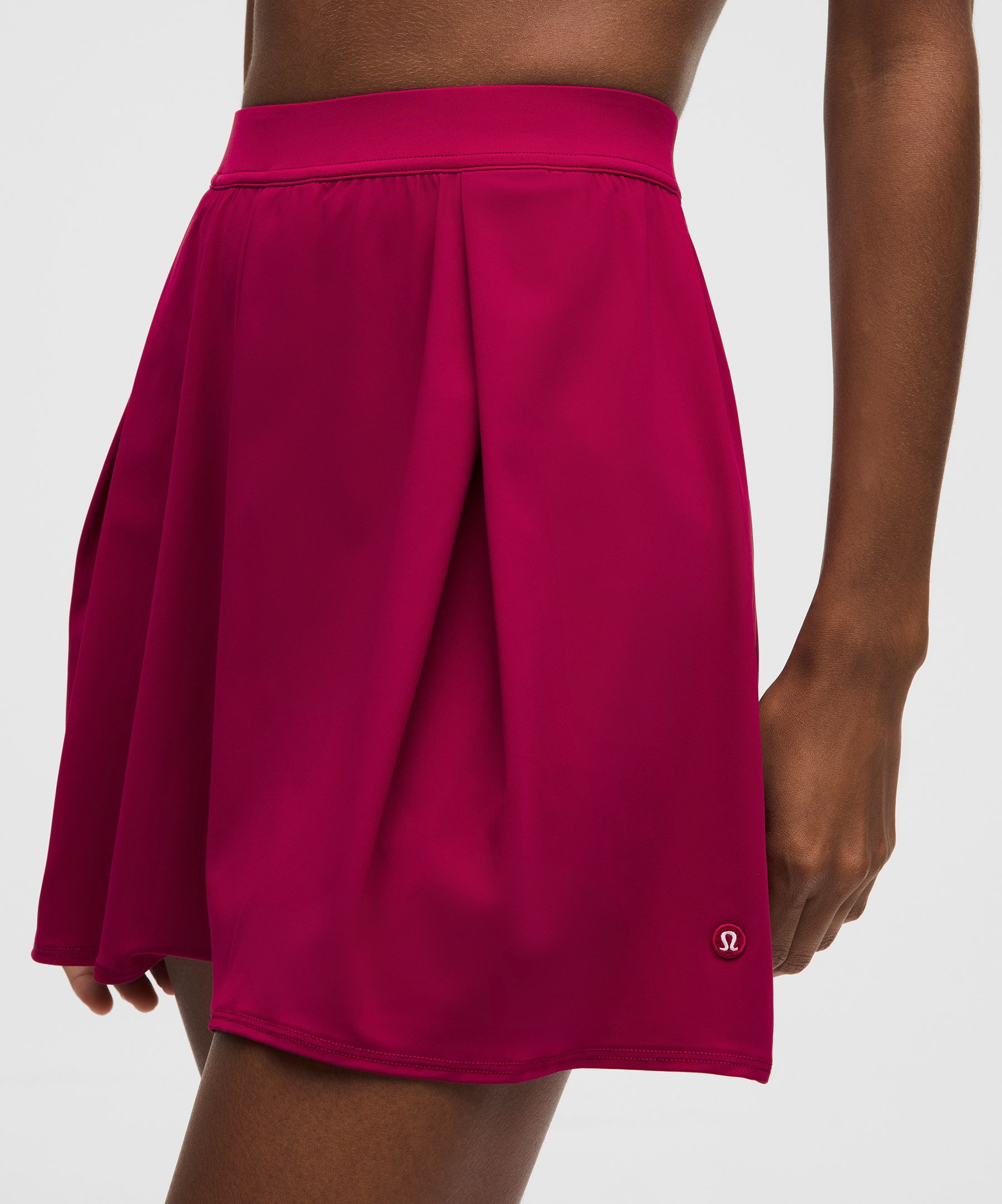 Lululemon Angled-pleat High-rise Tennis Skirt In Pink