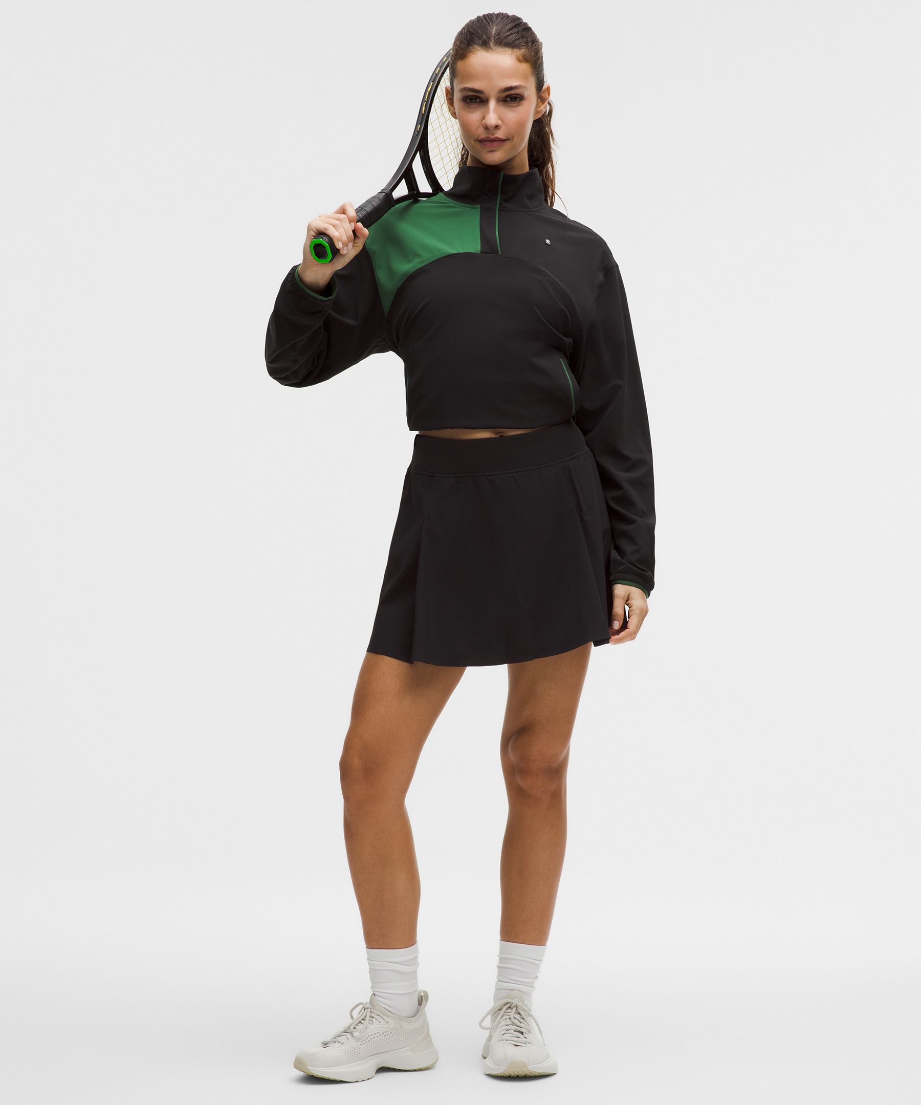 A-Line Side-Pleat Tennis Skirt