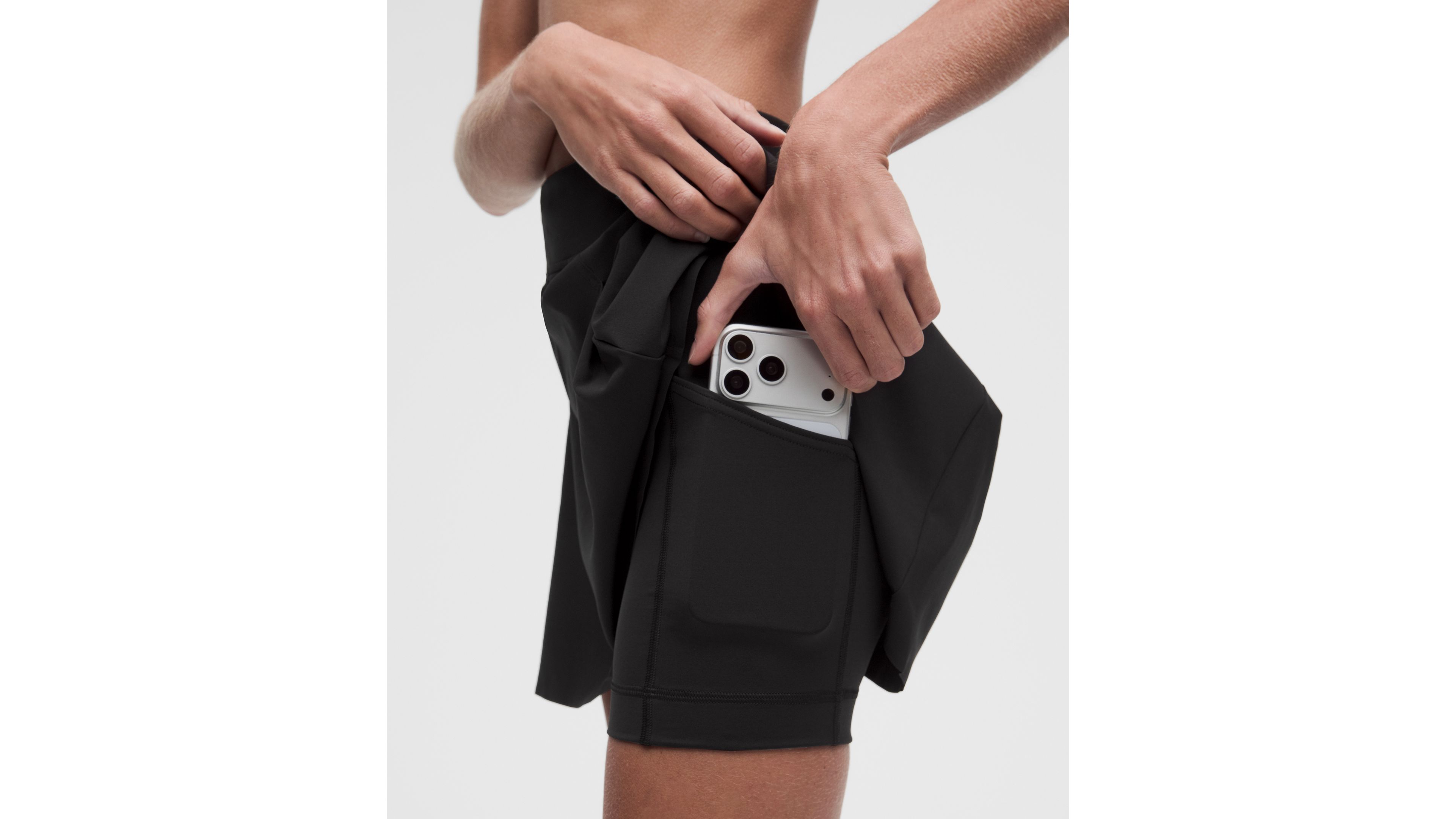 A-Line Side-Pleat Tennis Skirt
