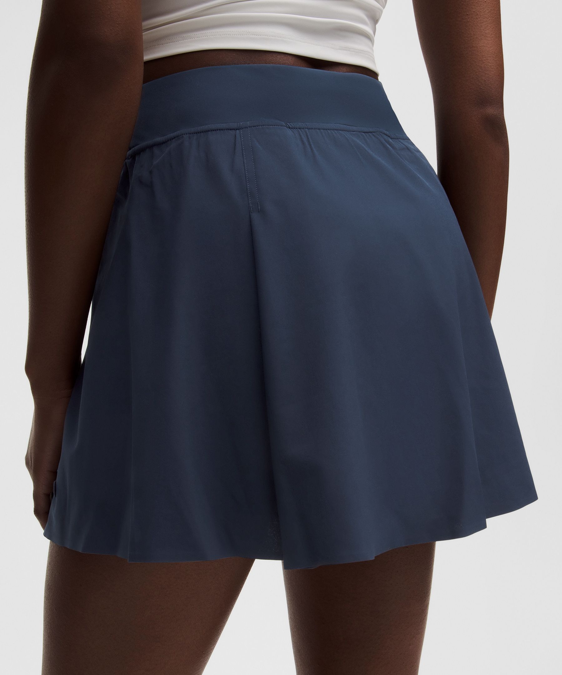A-Line Side-Pleat Tennis Skirt
