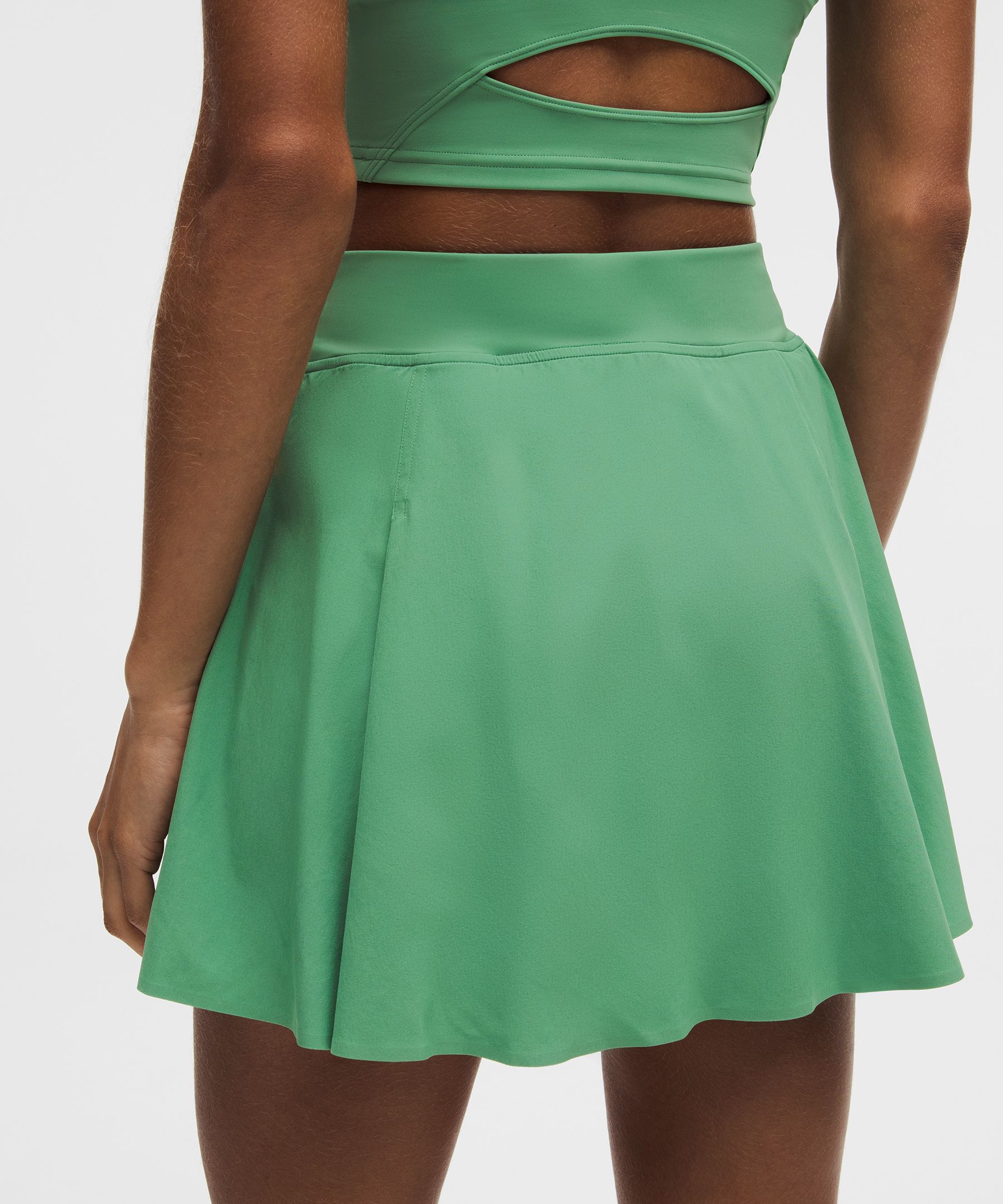 A-Line Side-Pleat Tennis Skirt