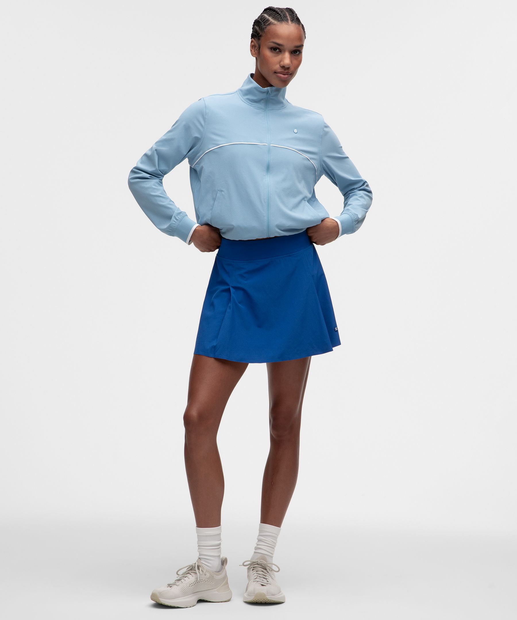 A-Line Side-Pleat Tennis Skirt