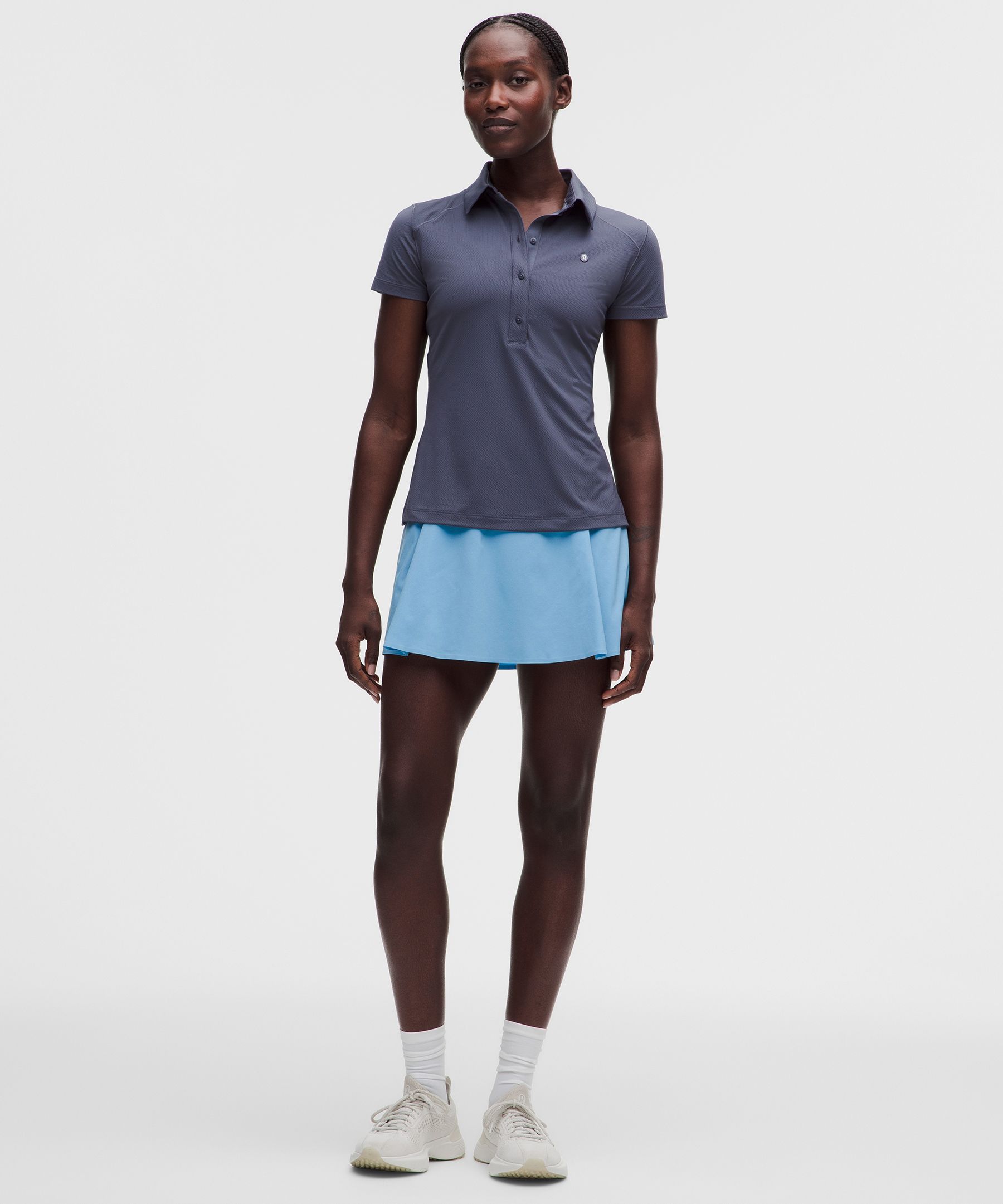 A-Line Side-Pleat Tennis Skirt