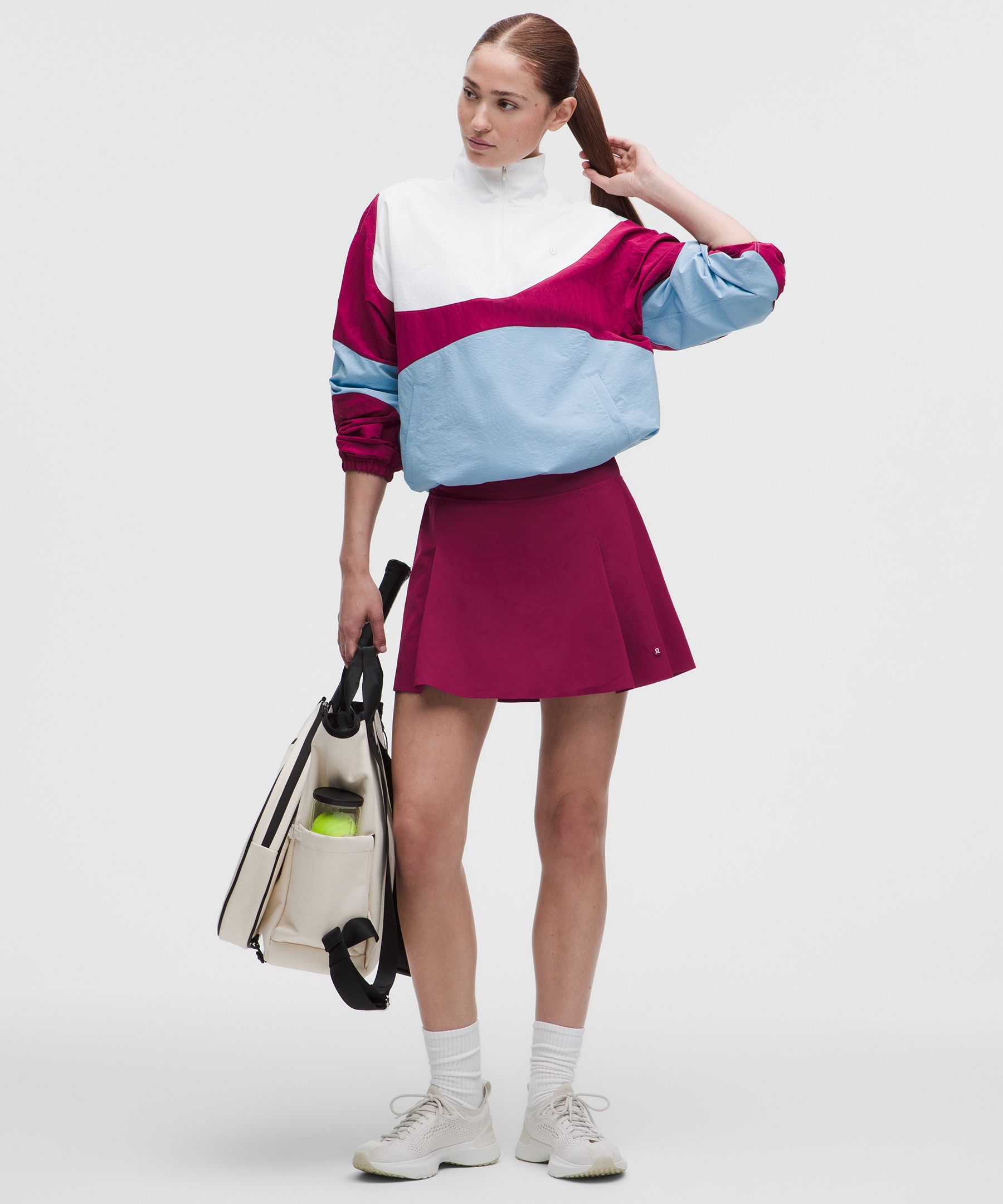 A-Line Side-Pleat Tennis Skirt