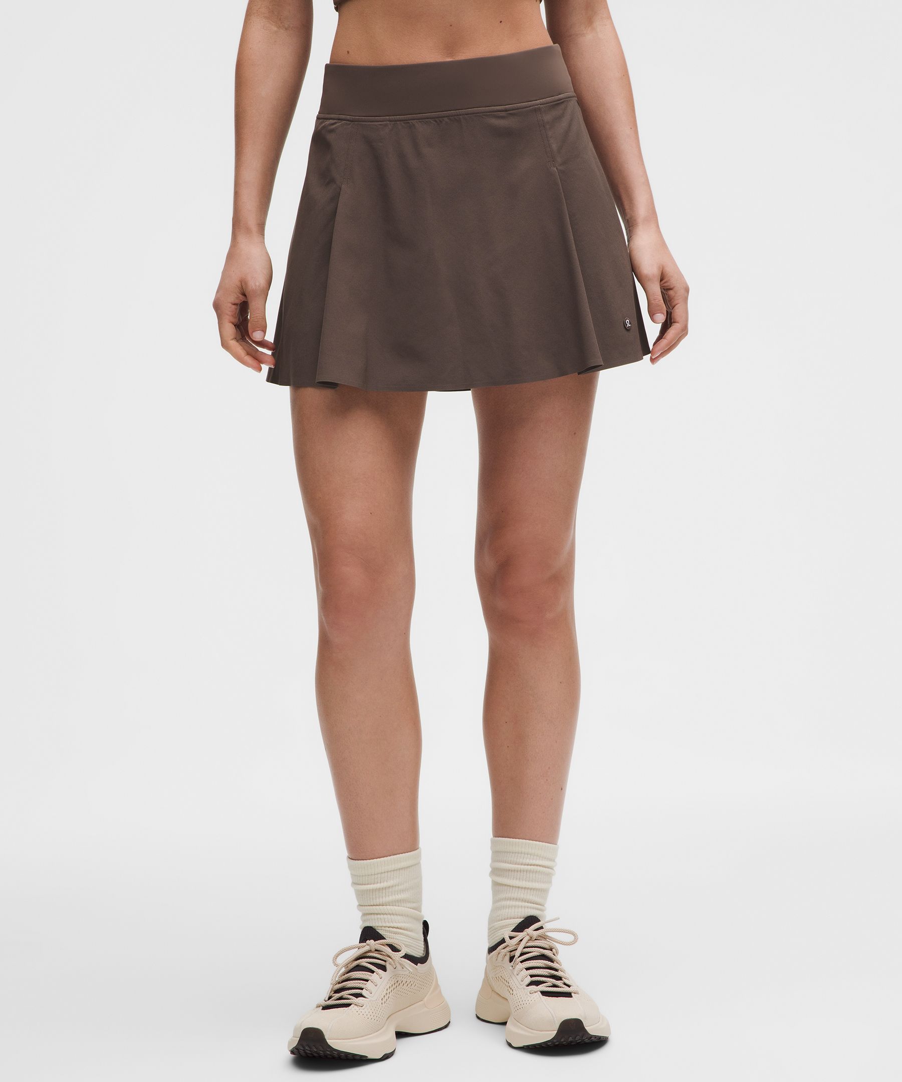 A-Line Side-Pleat Tennis Skirt