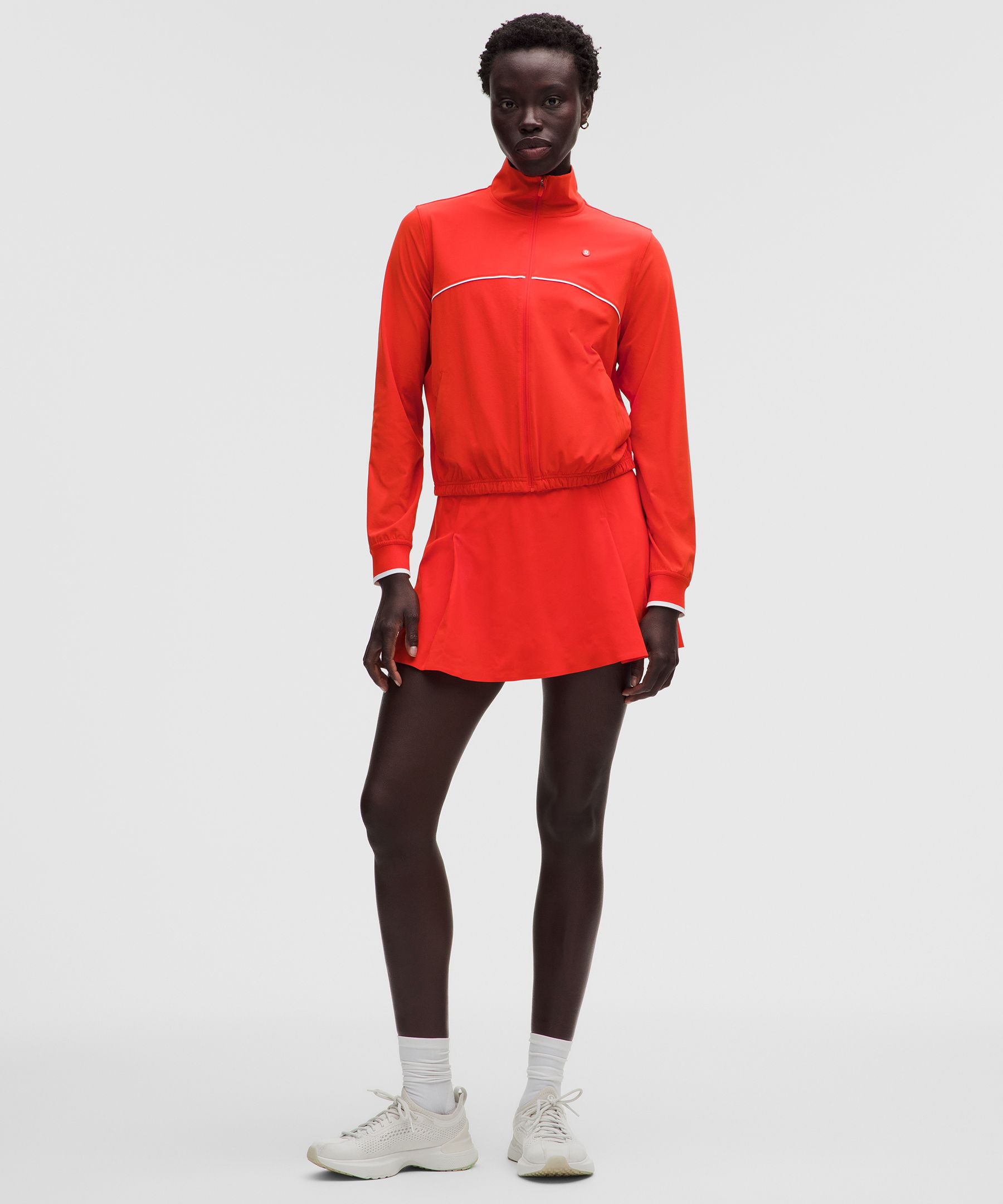 lululemon – Women’s A-Line Side-Pleat Tennis Skirt – Color Red – Size Small