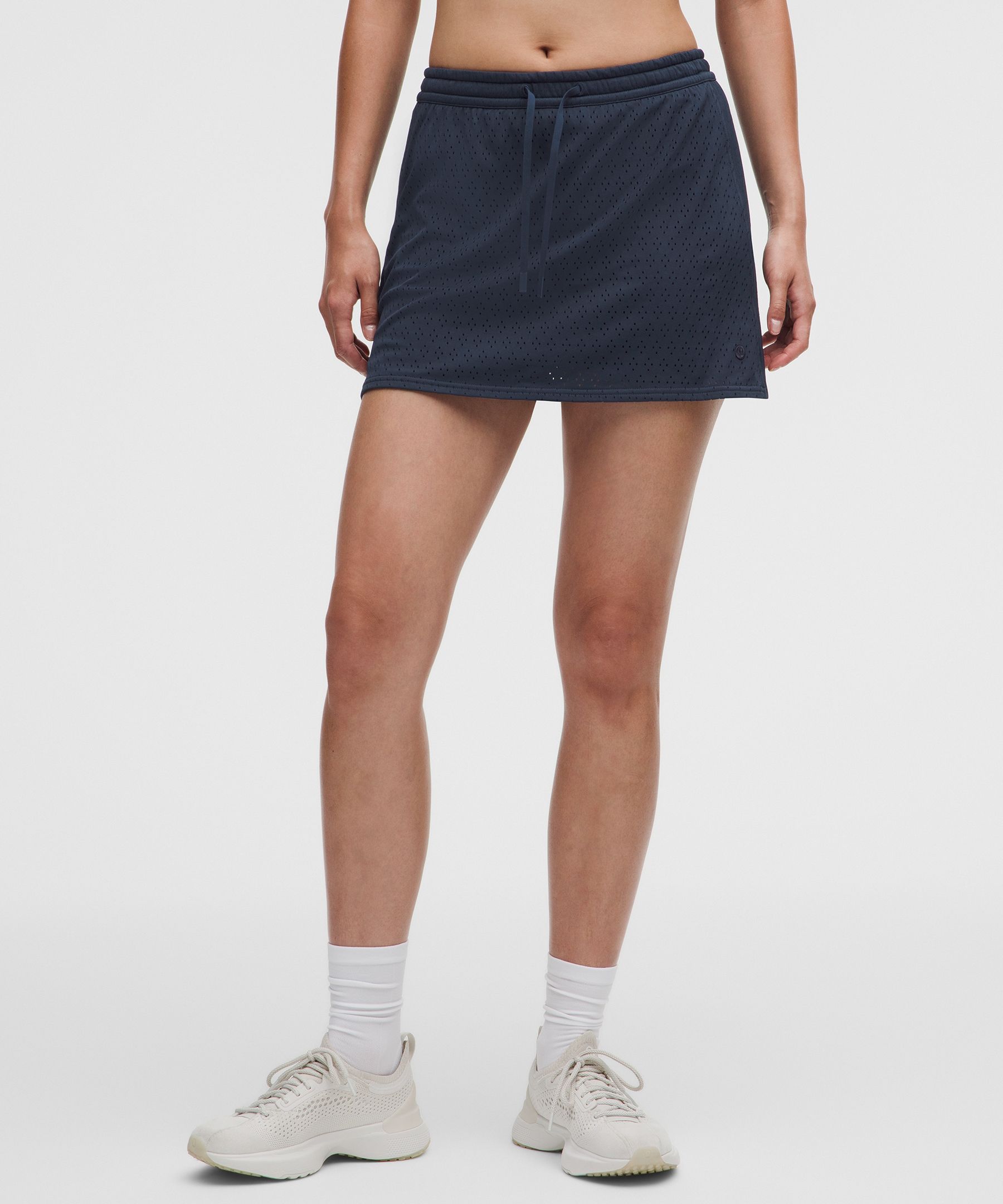 Ace Advantage High-Rise Knit Mesh Tennis Skirt