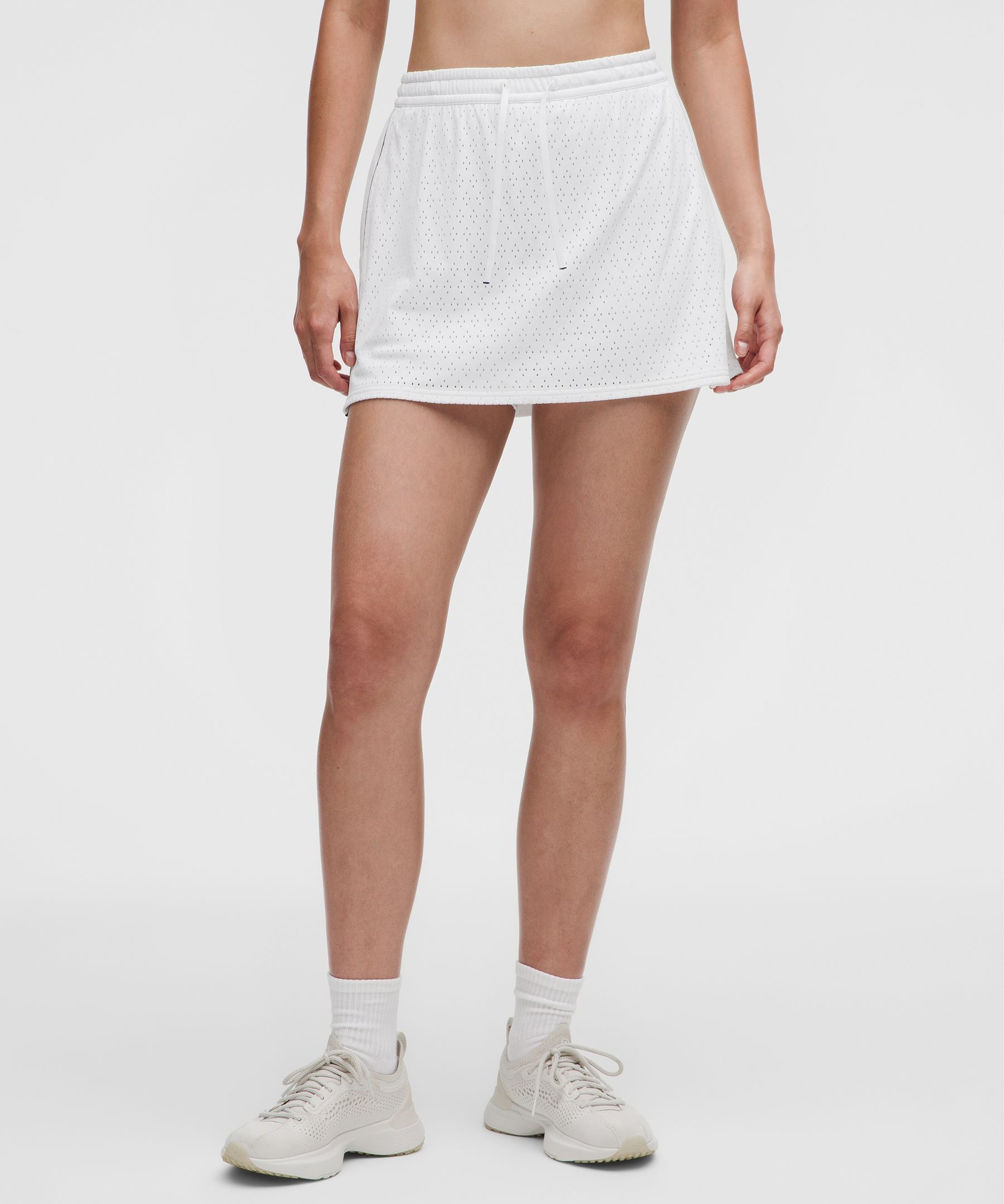 Falda de malla y talle alto Ace Advantage para tenis