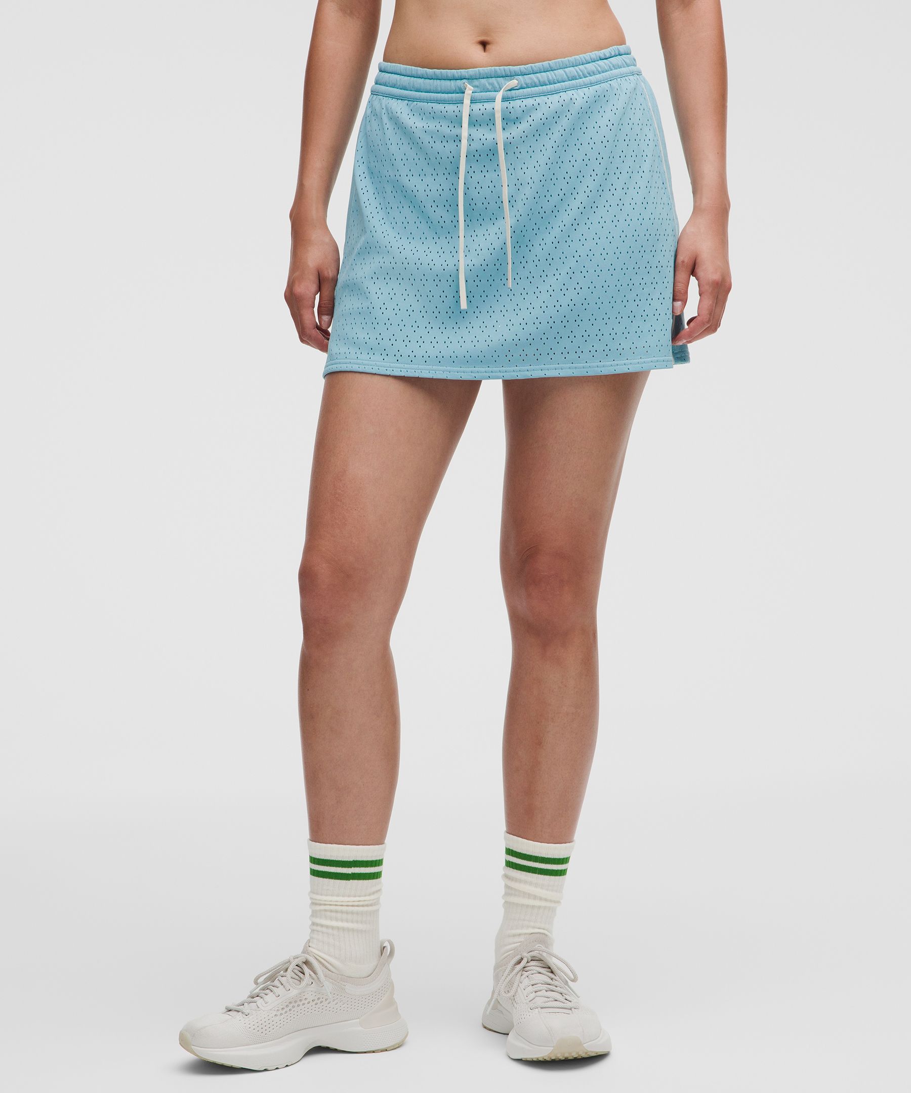 Ace Advantage High-Rise Knit Mesh Tennis Skirt